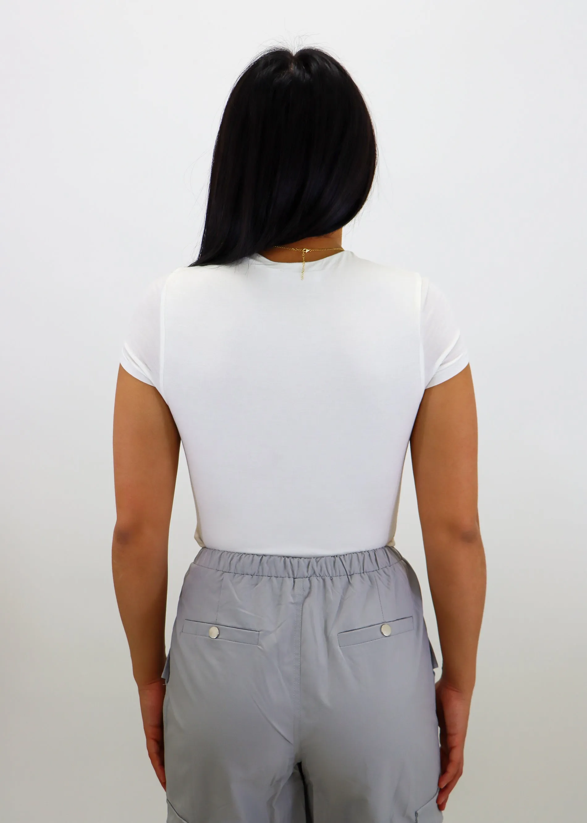 Everything I Love Short Sleeve Bodysuit ★ White sold by Rock N Rags product image thumbnail 3