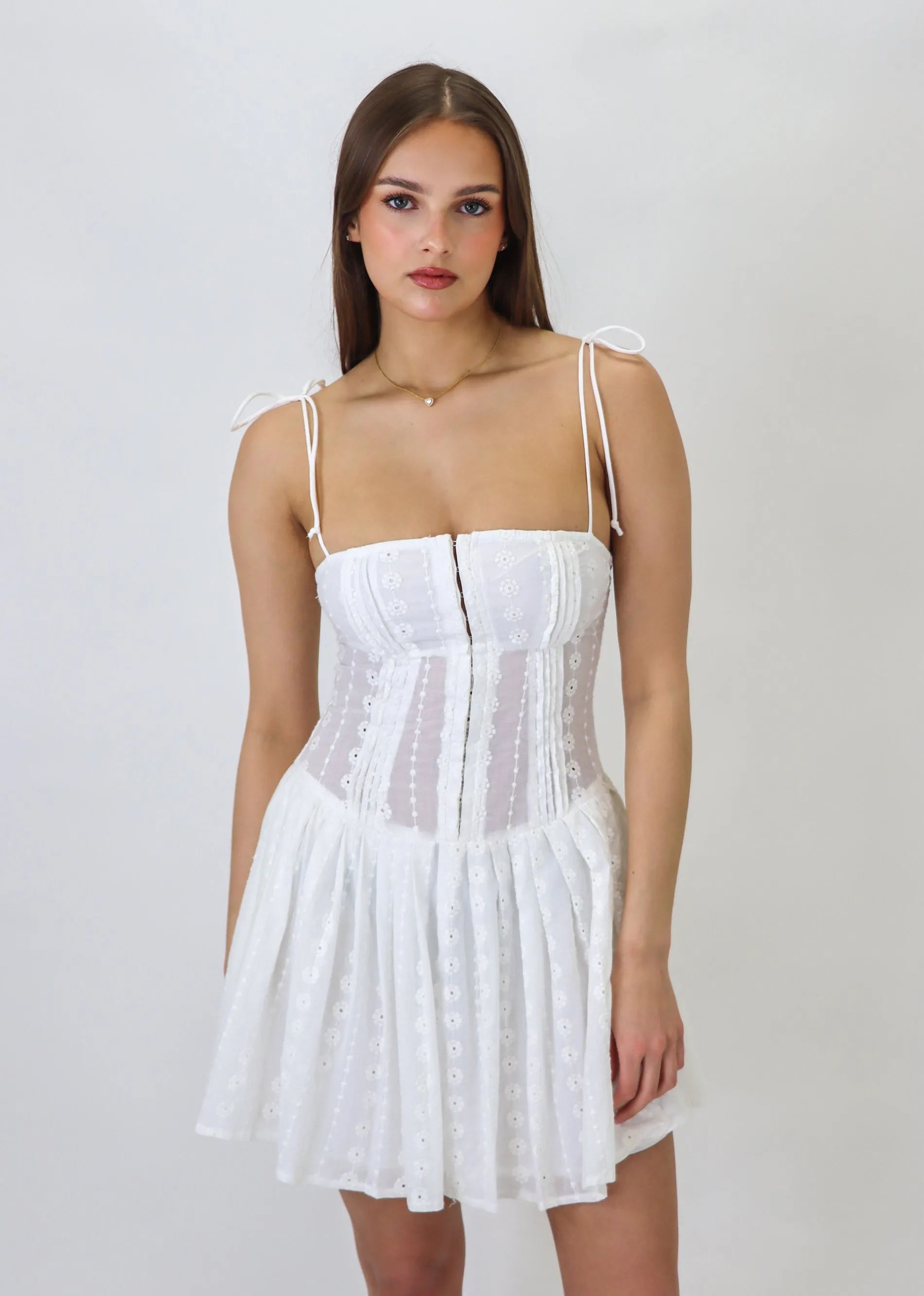 Beautiful Day Mini Dress★ White sold by Rock N Rags