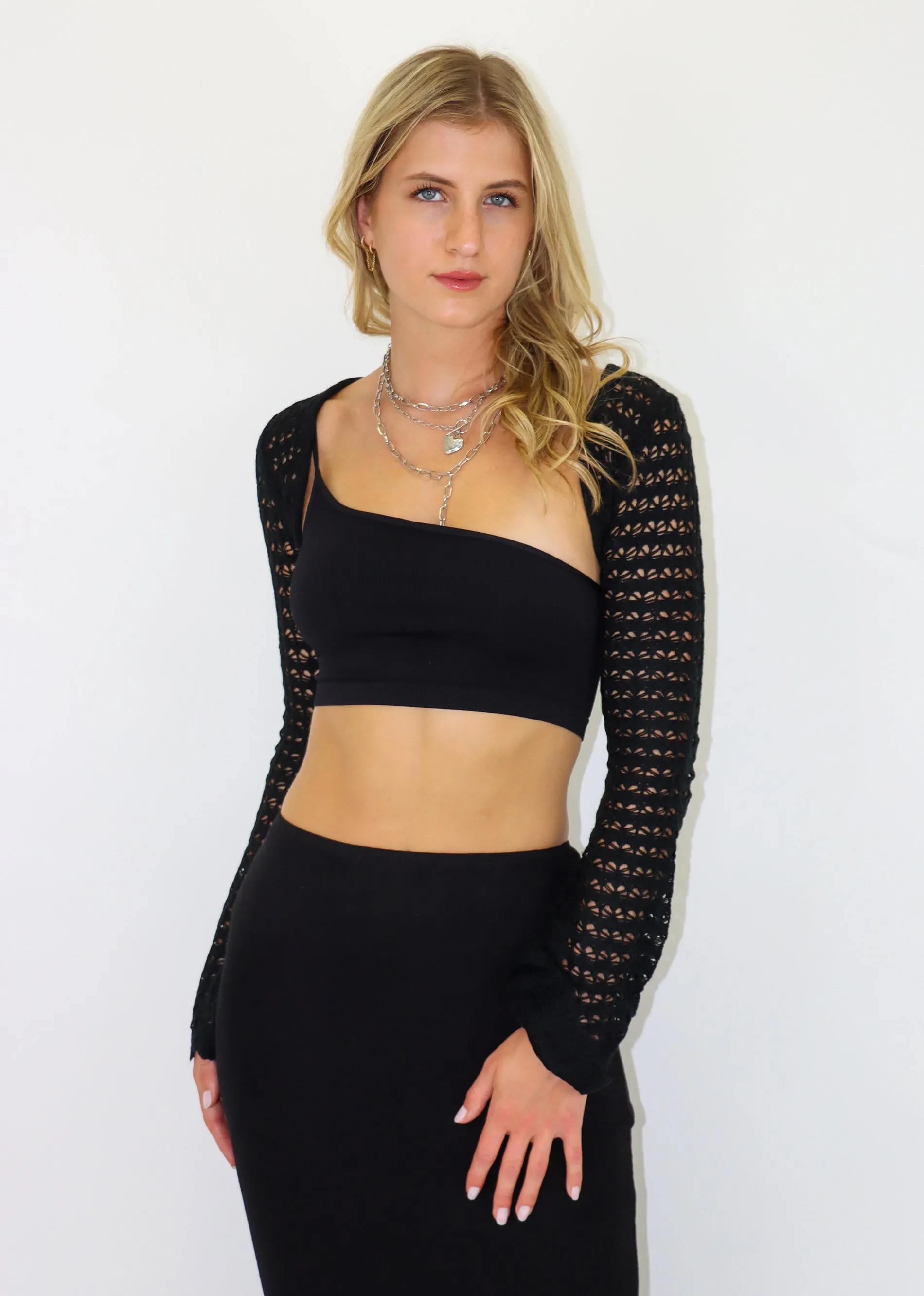 Teenage Dream Bolero Sweater ★ Black sold by Rock N Rags product image thumbnail 5