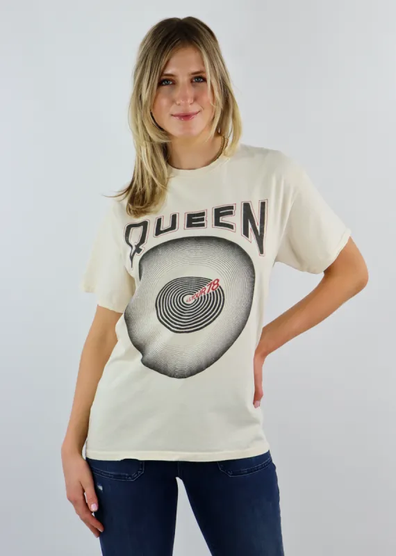 Queen Jazz Tour Graphic Tee ★ Off White sold by Rock N Rags