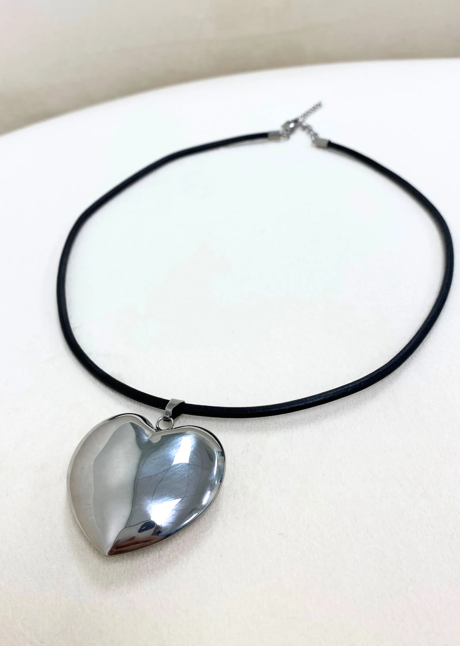 Heart Of Steel Necklace ★ Silver sold by Rock N Rags product image thumbnail 2