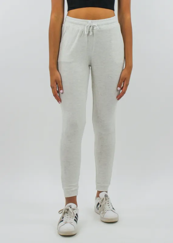 Just The Way You Are Joggers ★ Oatmeal sold by Rock N Rags