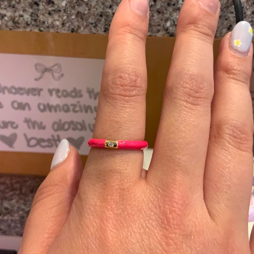 Neon Single Stud Ring sold by Rock N Rags product image thumbnail 3