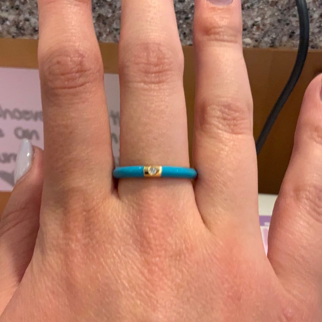 Neon Single Stud Ring sold by Rock N Rags product image thumbnail 2