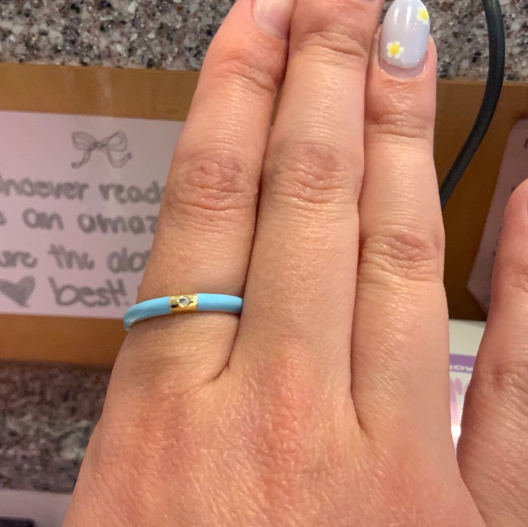 Neon Single Stud Ring sold by Rock N Rags product image thumbnail 5