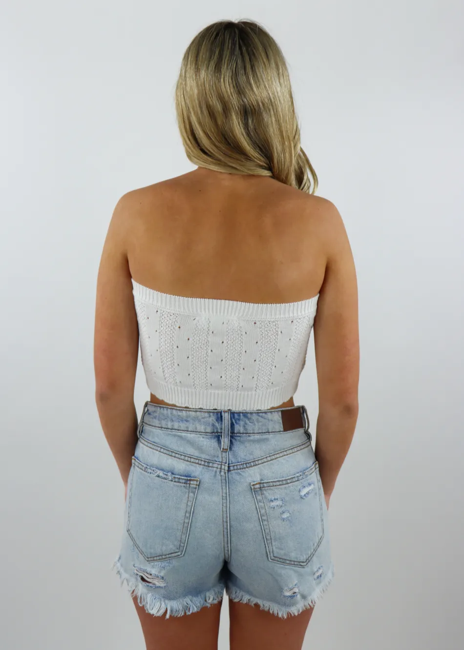 What You Need Tube Top ★ White sold by Rock N Rags product image thumbnail 4