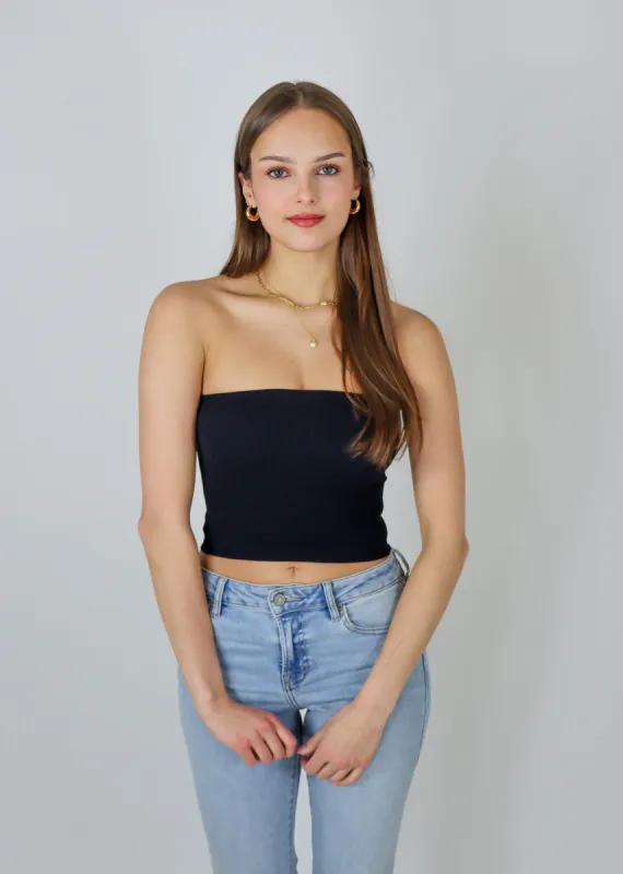 All My Love Tube Top ★ Black sold by Rock N Rags