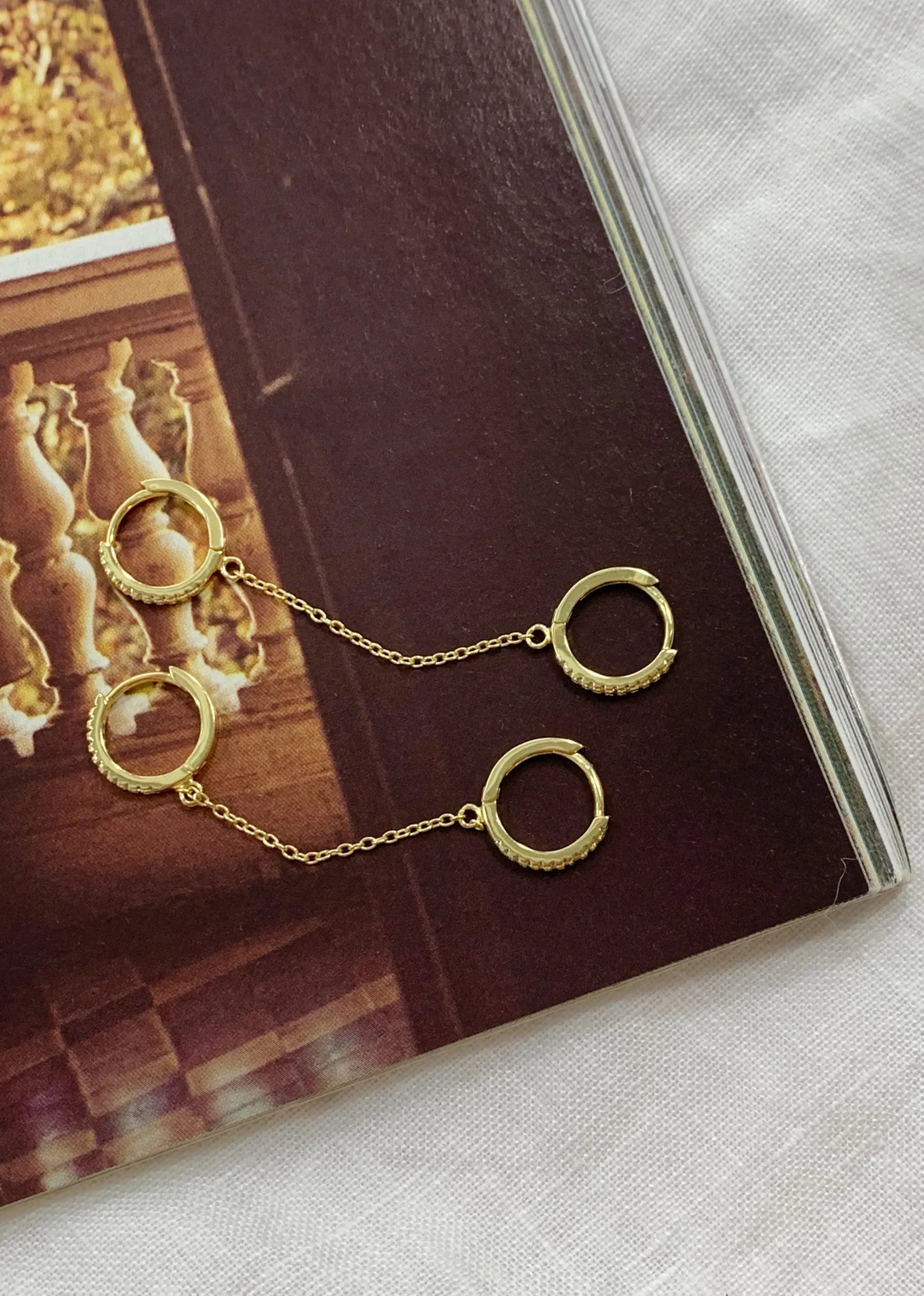 Double Take Earrings ★ Gold And Silver sold by Rock N Rags product image thumbnail 2