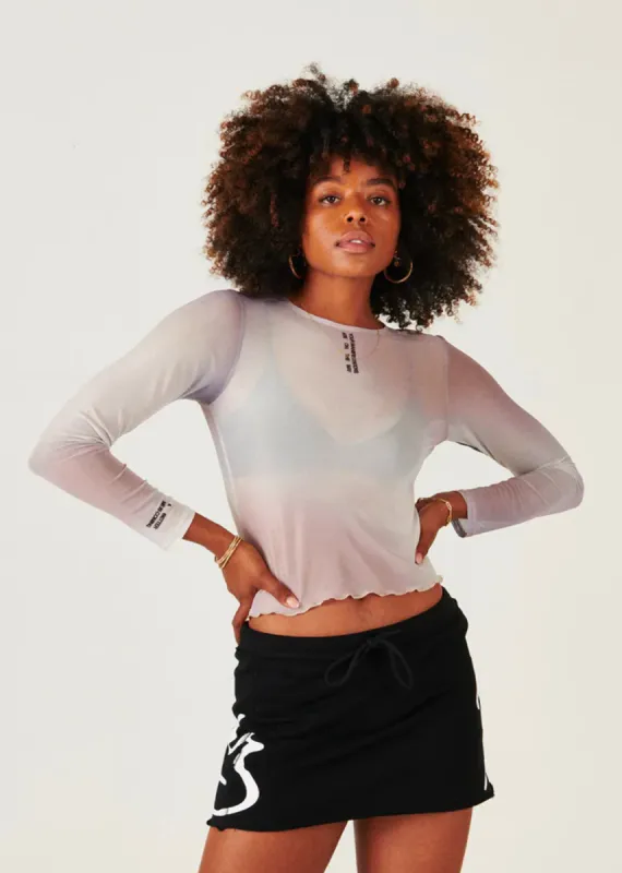 Mayfair Celestial Mesh Top ★ Black & White sold by Rock N Rags