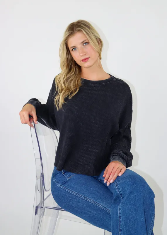 Wishing Well Long Sleeve Top ★ Black sold by Rock N Rags