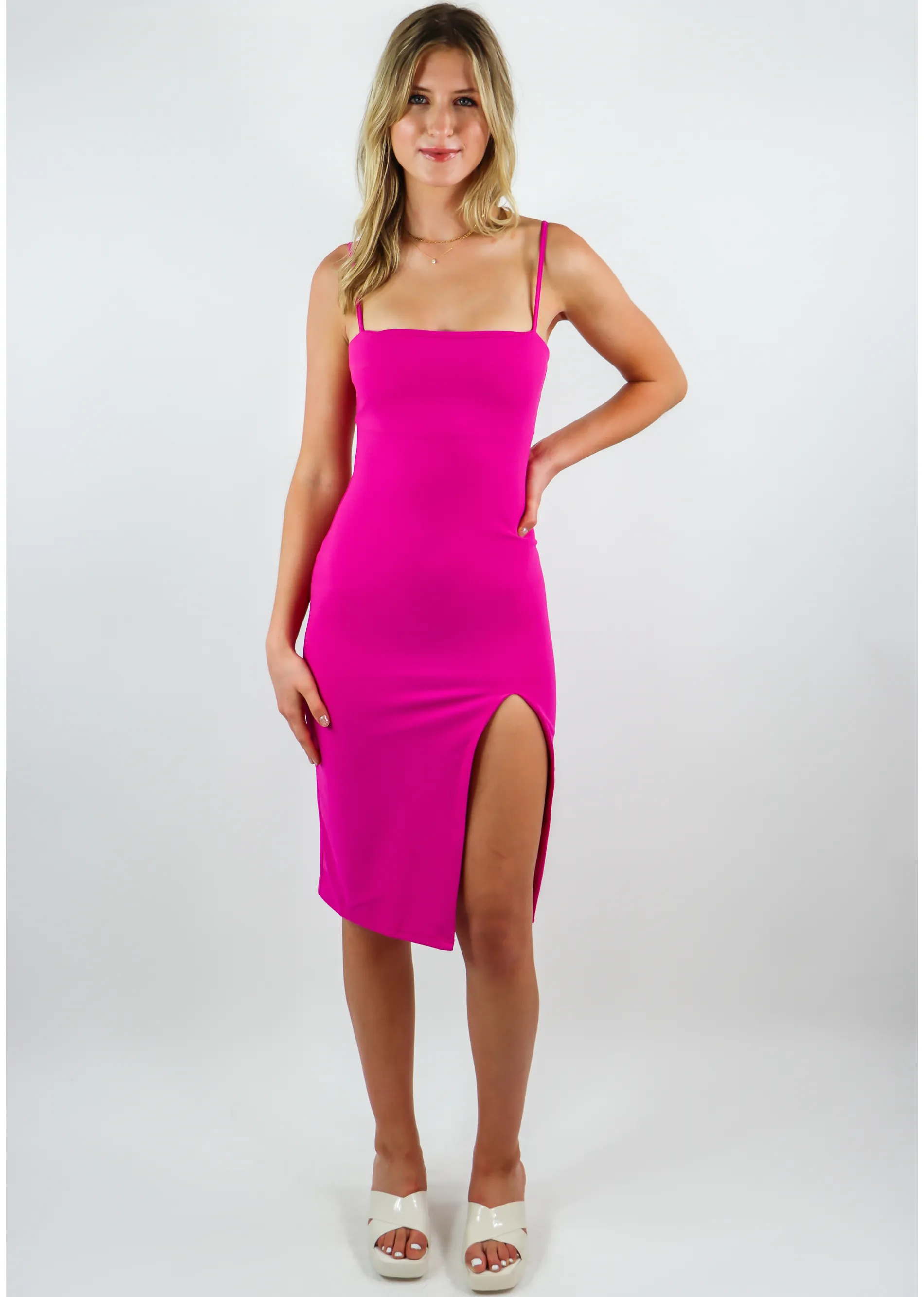 I'm The One Midi Dress ★ Hot Pink sold by Rock N Rags product image thumbnail 2