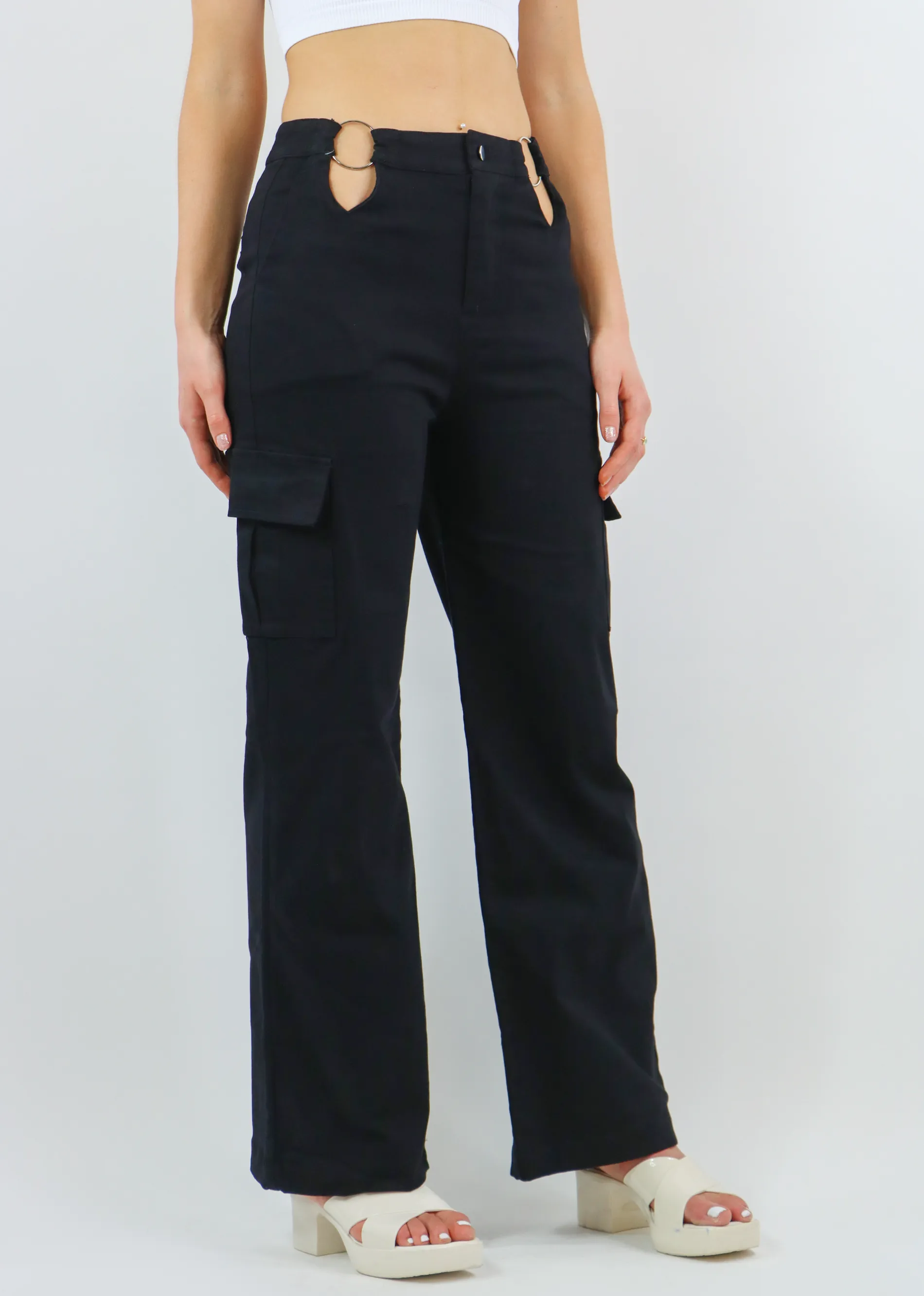 Hall Of Fame Cargo Jeans ★ Black sold by Rock N Rags product image thumbnail 2