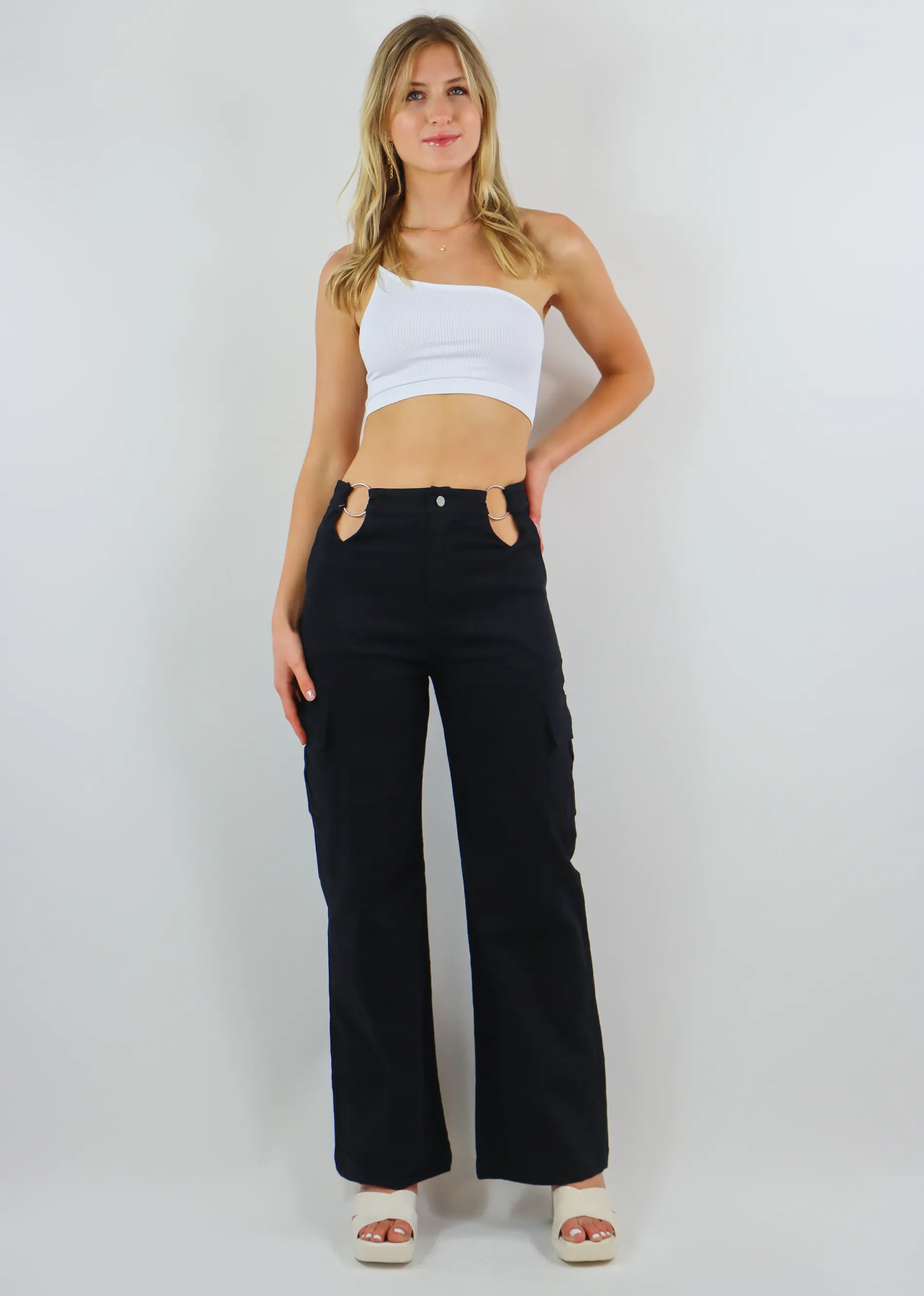 Hall Of Fame Cargo Jeans ★ Black sold by Rock N Rags product image thumbnail 4