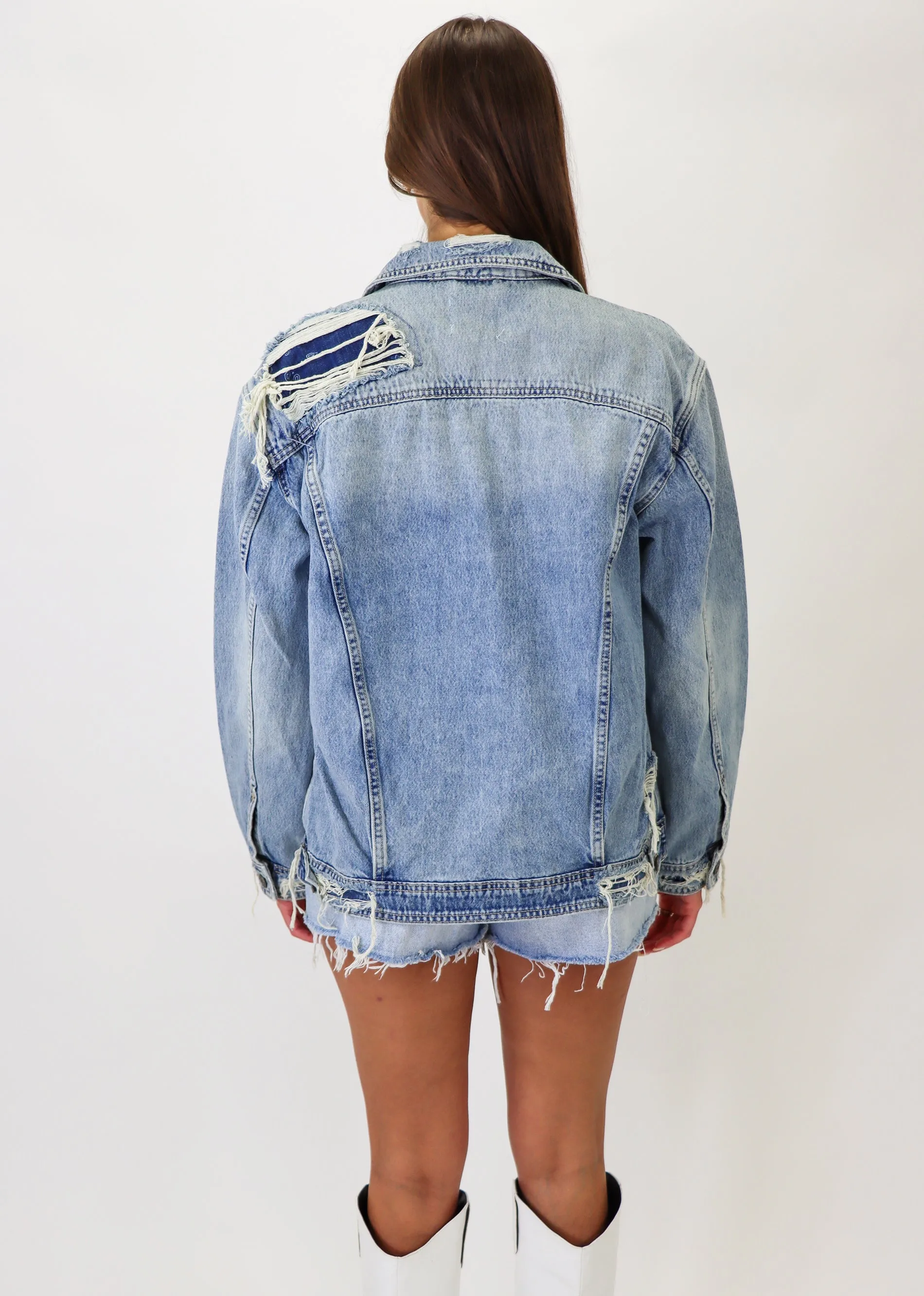 One Call Denim Jacket ★ Light Wash sold by Rock N Rags product image thumbnail 3