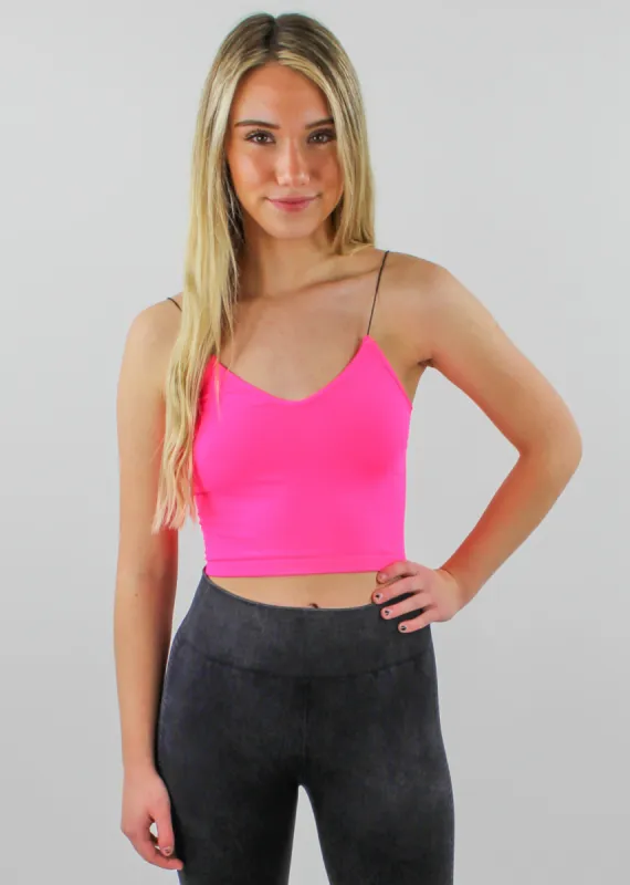 Dreamer Tank ★ Hot Pink sold by Rock N Rags