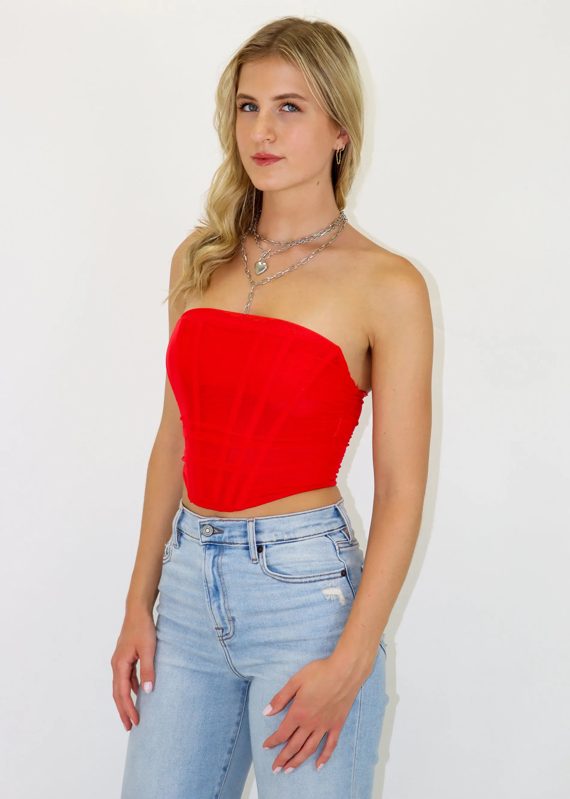 What It Is Corset Top ★ Red sold by Rock N Rags product image thumbnail 5