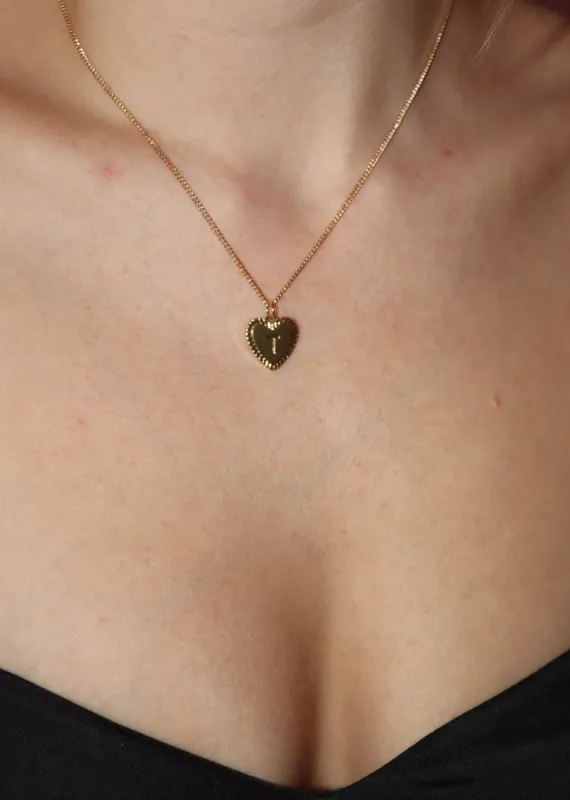 Thinking Of You Initial Necklace ★ Gold sold by Rock N Rags