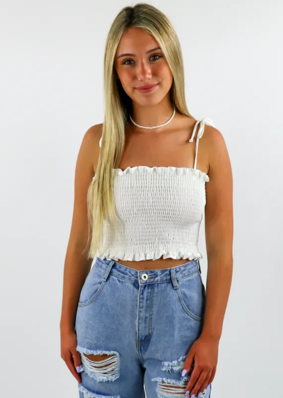 Tie Me Down Tank V2 ★ Ivory sold by Rock N Rags