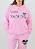 Boys Lie Yours Truly Thermal Racer Hoodie ★ Pink sold by Rock N Rags