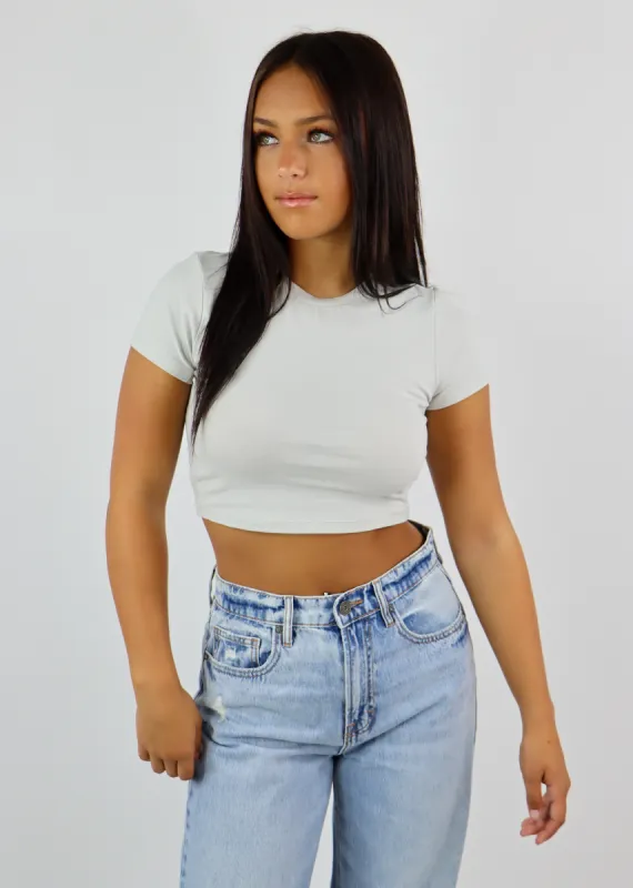 Sure Thing Tee ★ Taupe sold by Rock N Rags