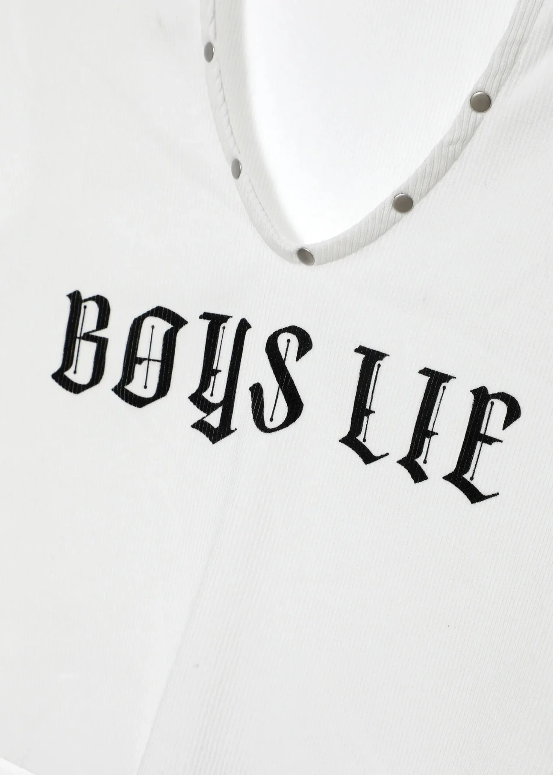Boys Lie Rebel Tank ★ White sold by Rock N Rags product image thumbnail 3