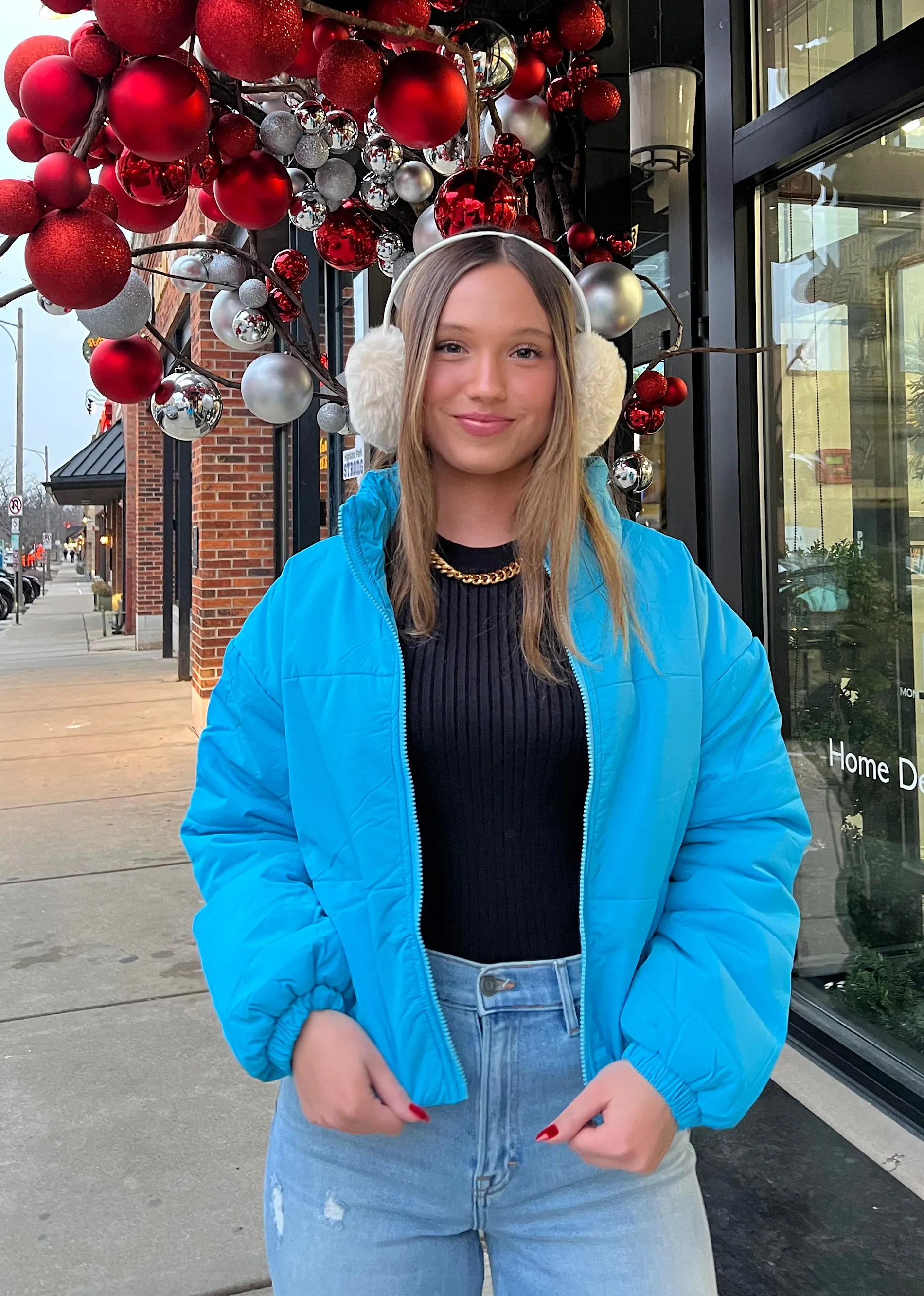 Fuzzy Ear Muffs ★ White sold by Rock N Rags product image thumbnail 2