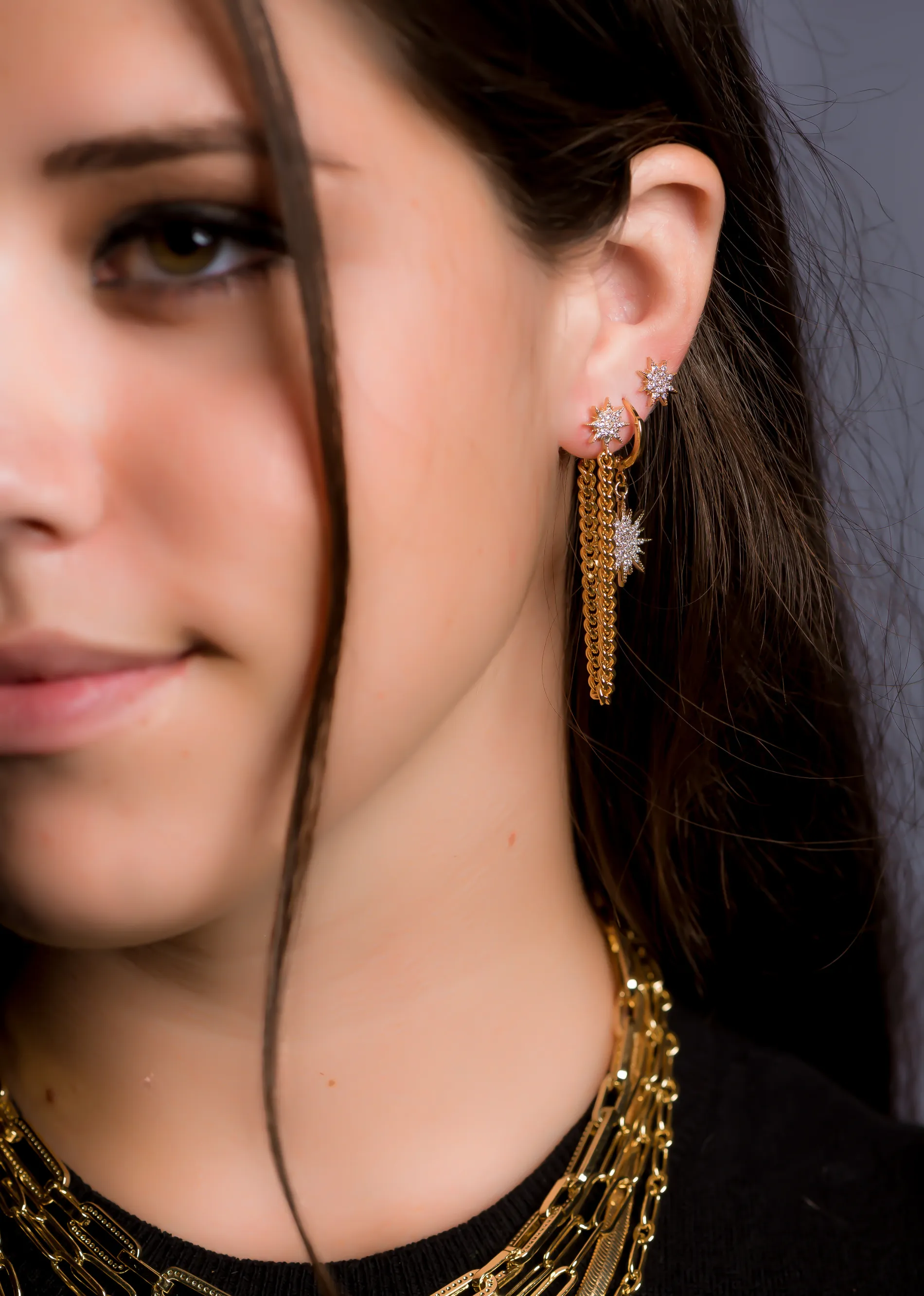 Shine Bright Drop Earrings ★ Gold sold by Rock N Rags product image thumbnail 3