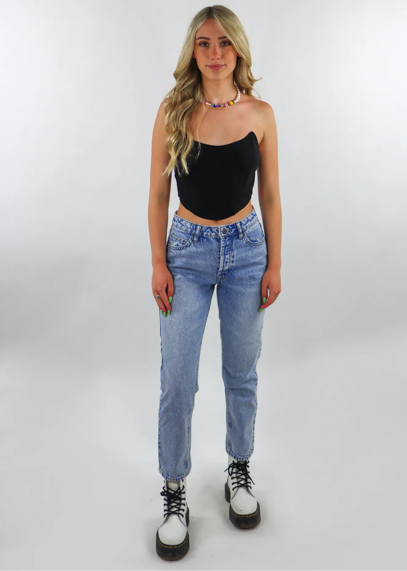 Not Out Of Your League Corset Top ★ Black sold by Rock N Rags product image thumbnail 4