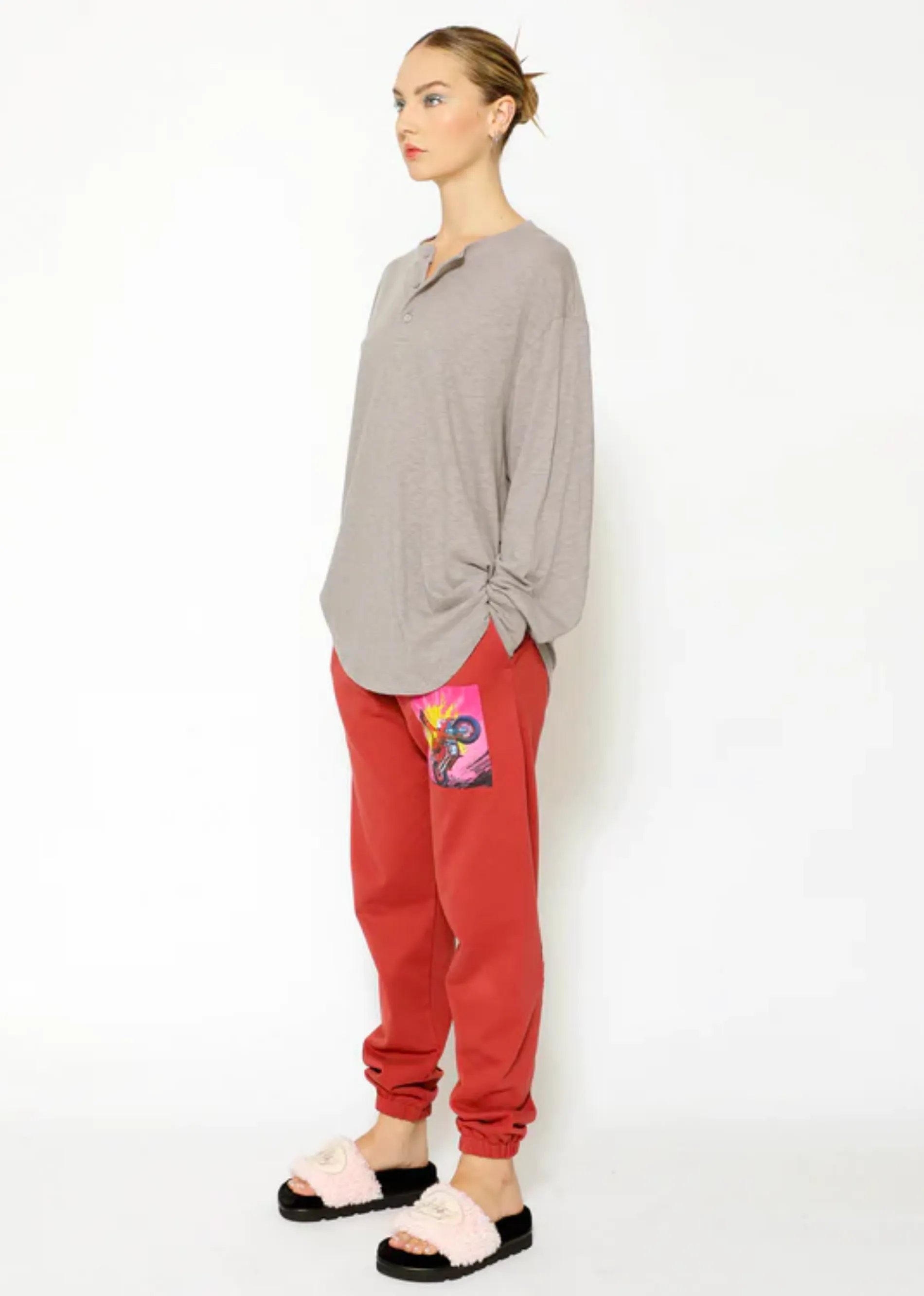 Boys Lie Break The Cycle Boyfriend Henley ★ Grey sold by Rock N Rags product image thumbnail 5