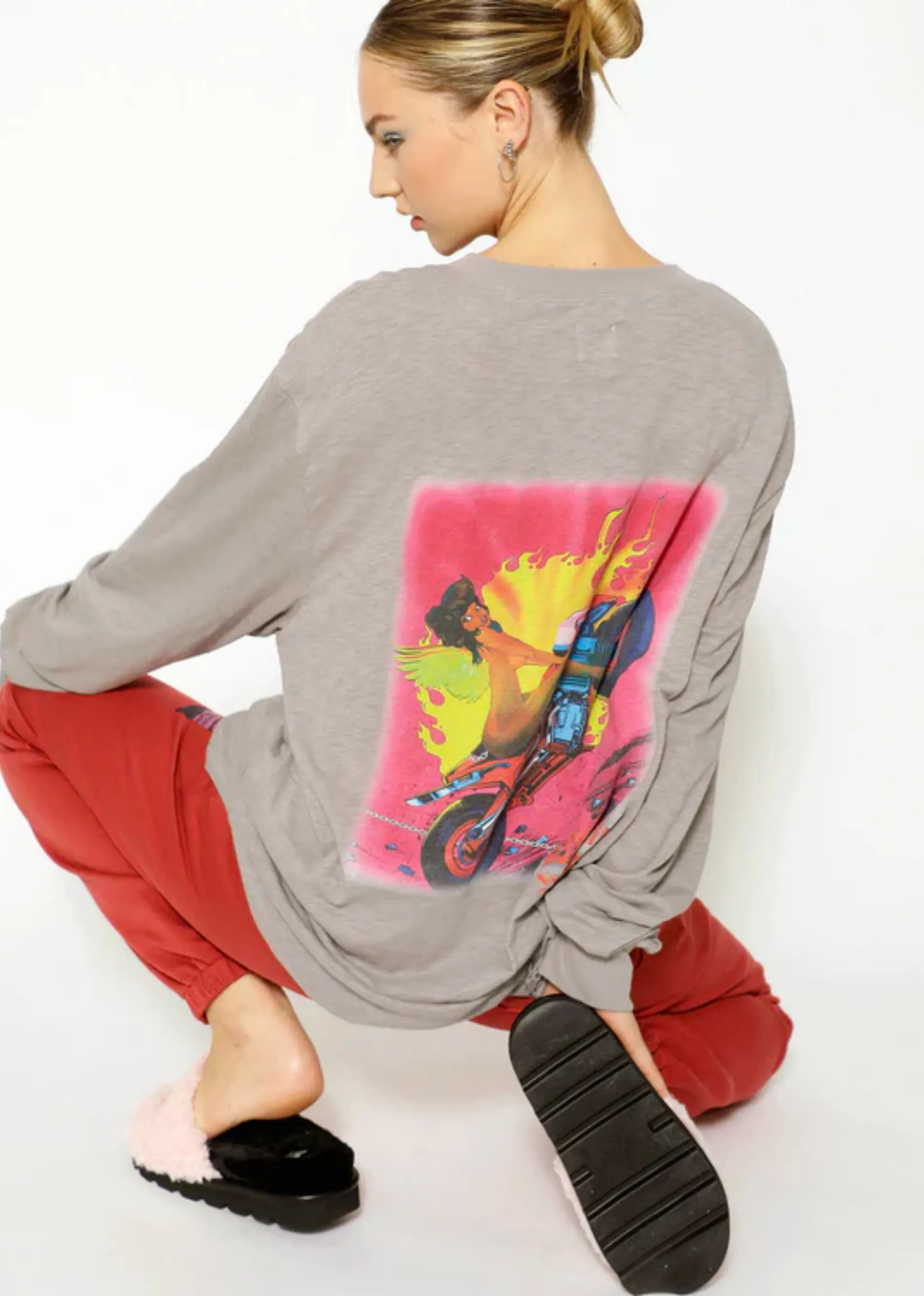 Boys Lie Break The Cycle Boyfriend Henley ★ Grey sold by Rock N Rags product image thumbnail 3