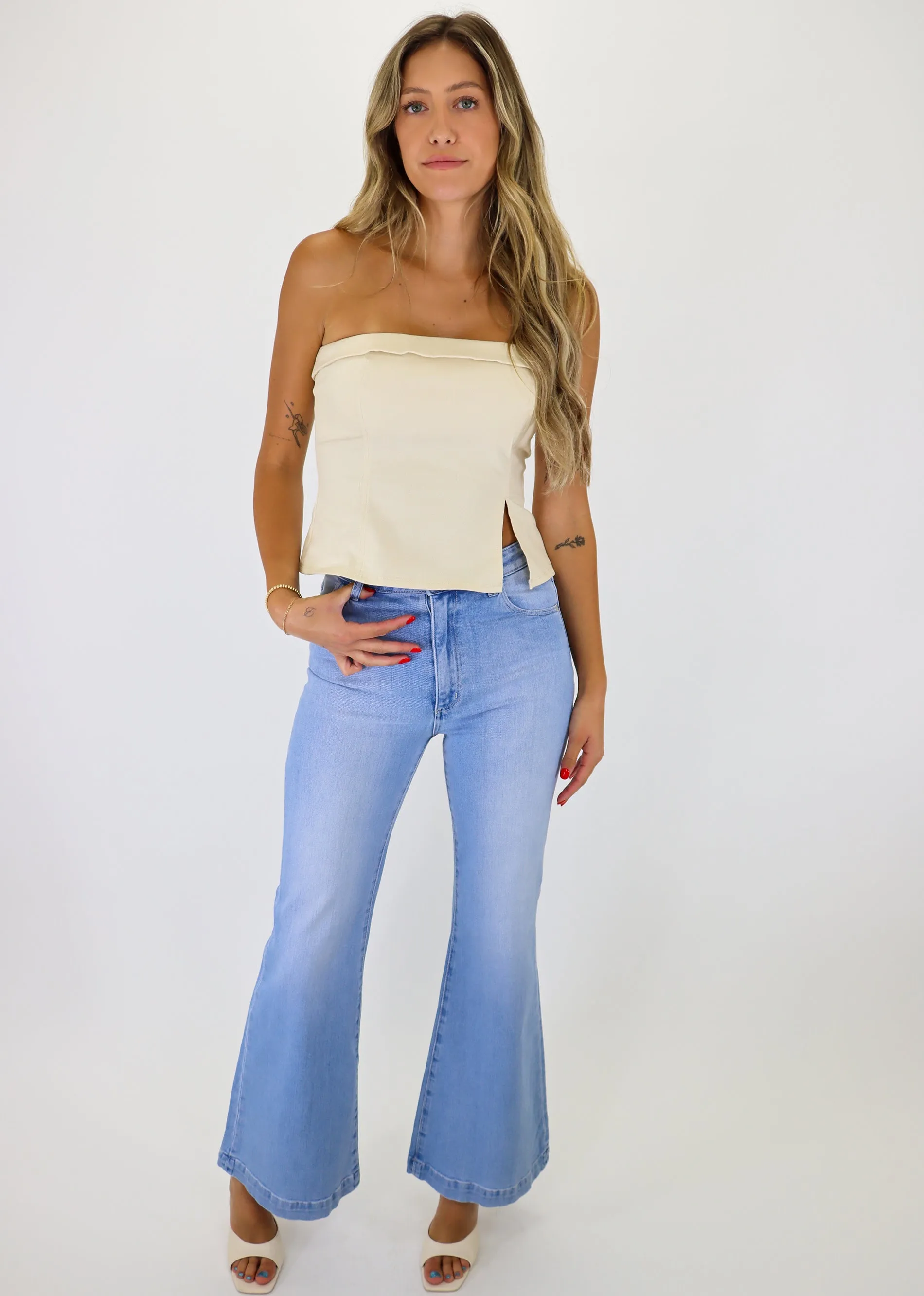 Close To Me Tube Top ★ Cream sold by Rock N Rags product image thumbnail 4