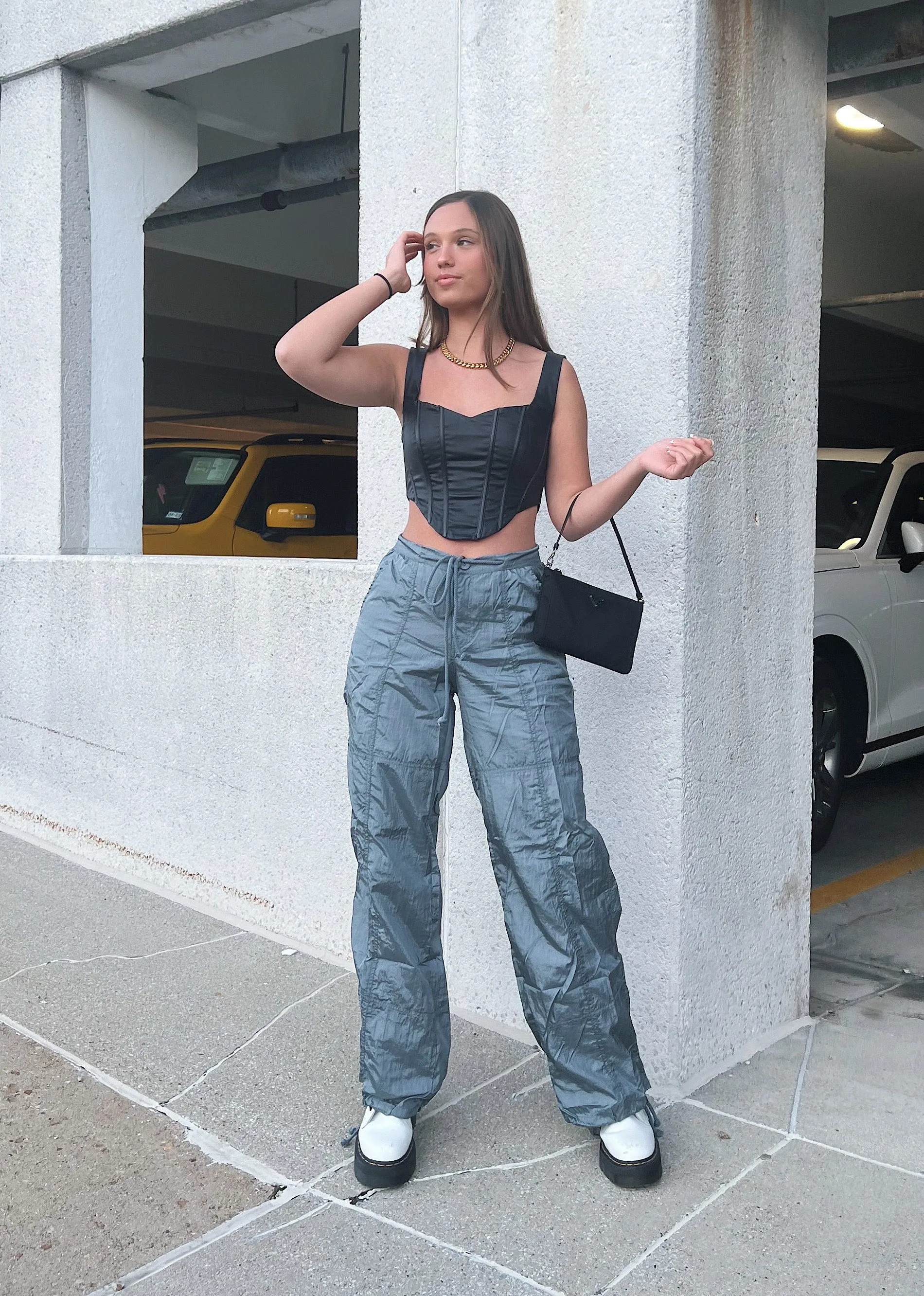 Ready To Fly Parachute Pants ★ Silver sold by Rock N Rags product image thumbnail 3