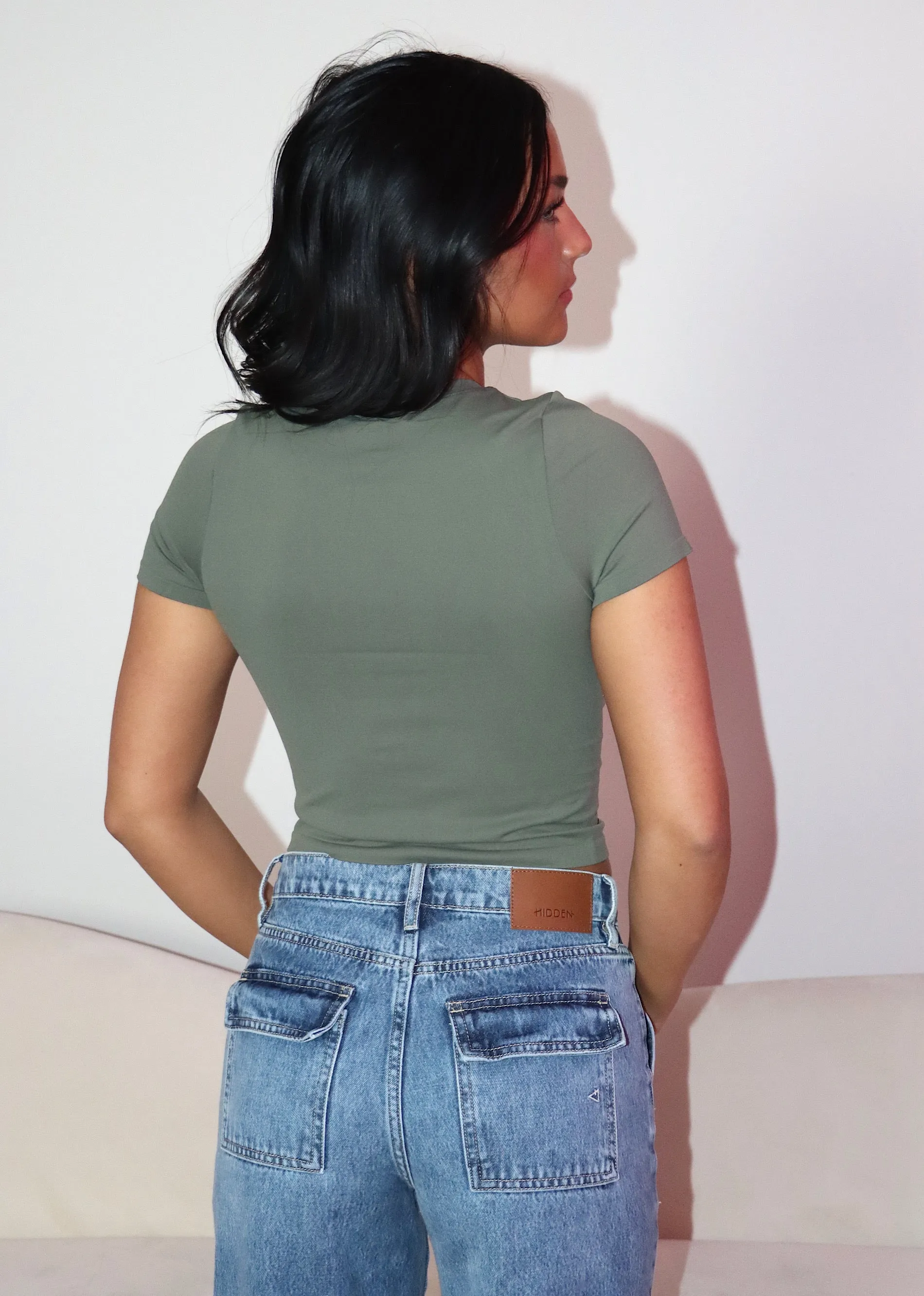 Gimme Love Tee ★ Olive sold by Rock N Rags product image thumbnail 4