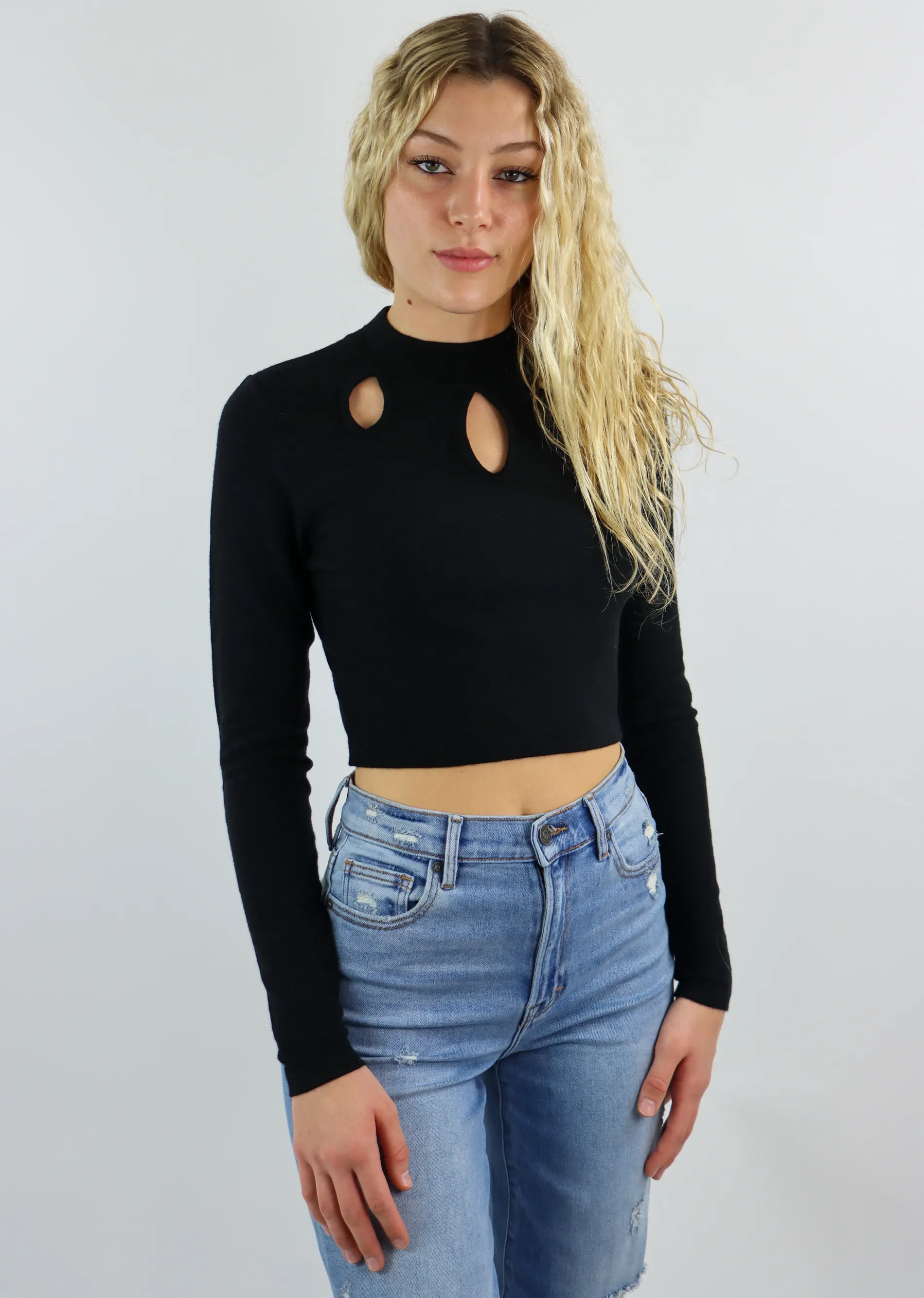 Lose It All Long Sleeve Top ★ Black sold by Rock N Rags product image thumbnail 2