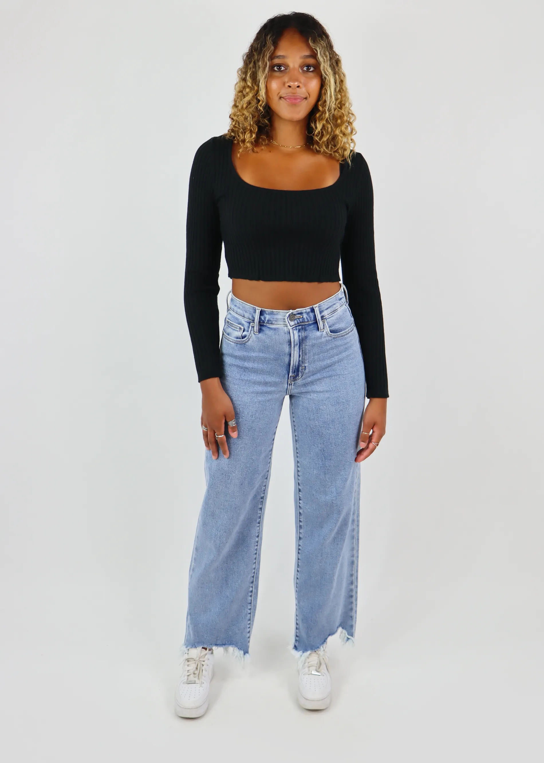 Yours Truly Long Sleeve Top ★ Black sold by Rock N Rags product image thumbnail 4