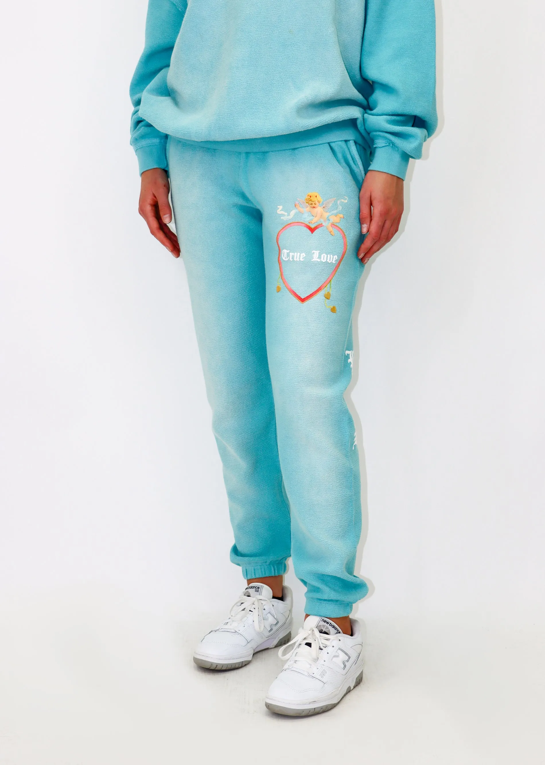 Boys Lie Head Over Heals Sweatpants ★ Teal sold by Rock N Rags product image thumbnail 3