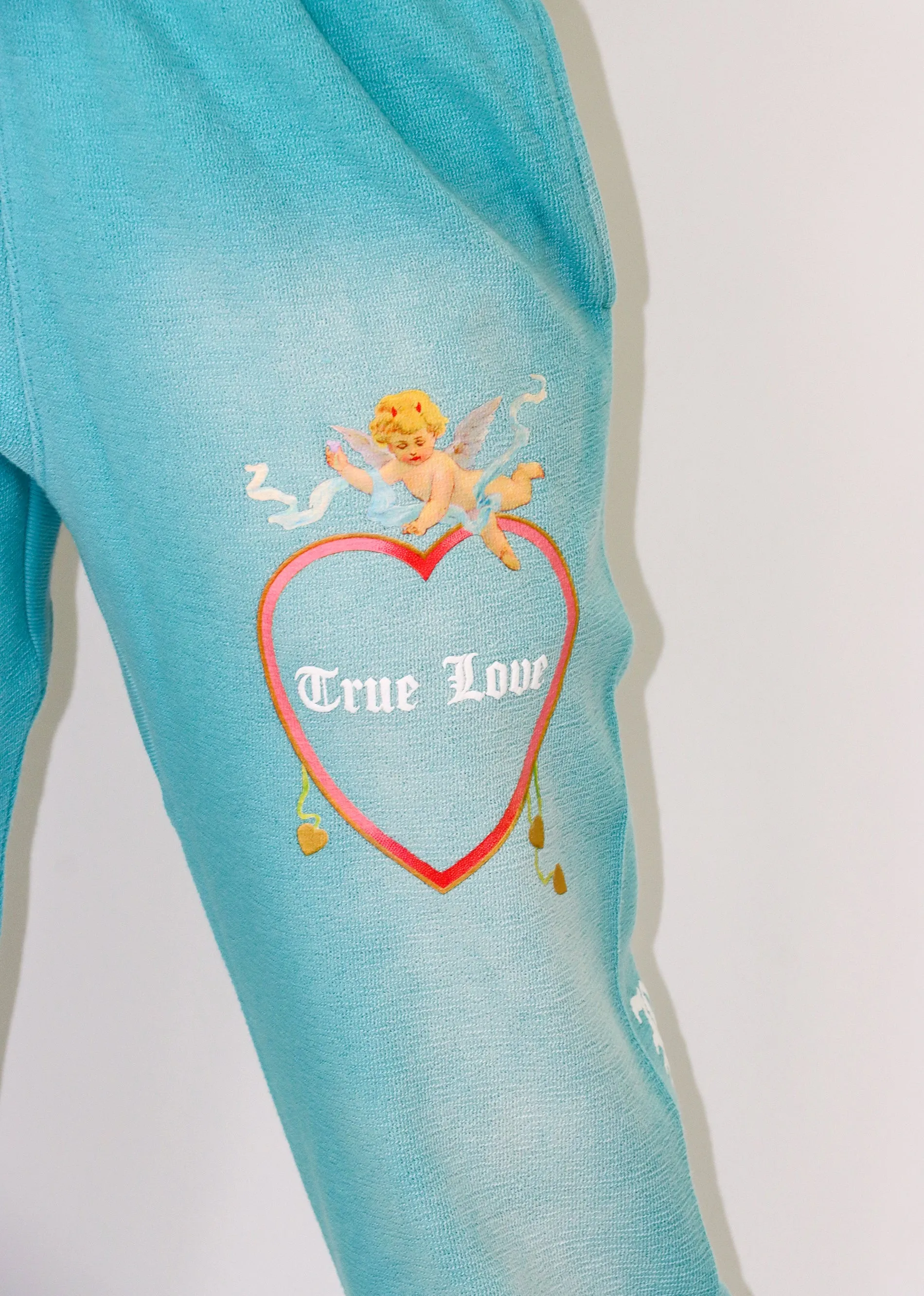 Boys Lie Head Over Heals Sweatpants ★ Teal sold by Rock N Rags product image thumbnail 4