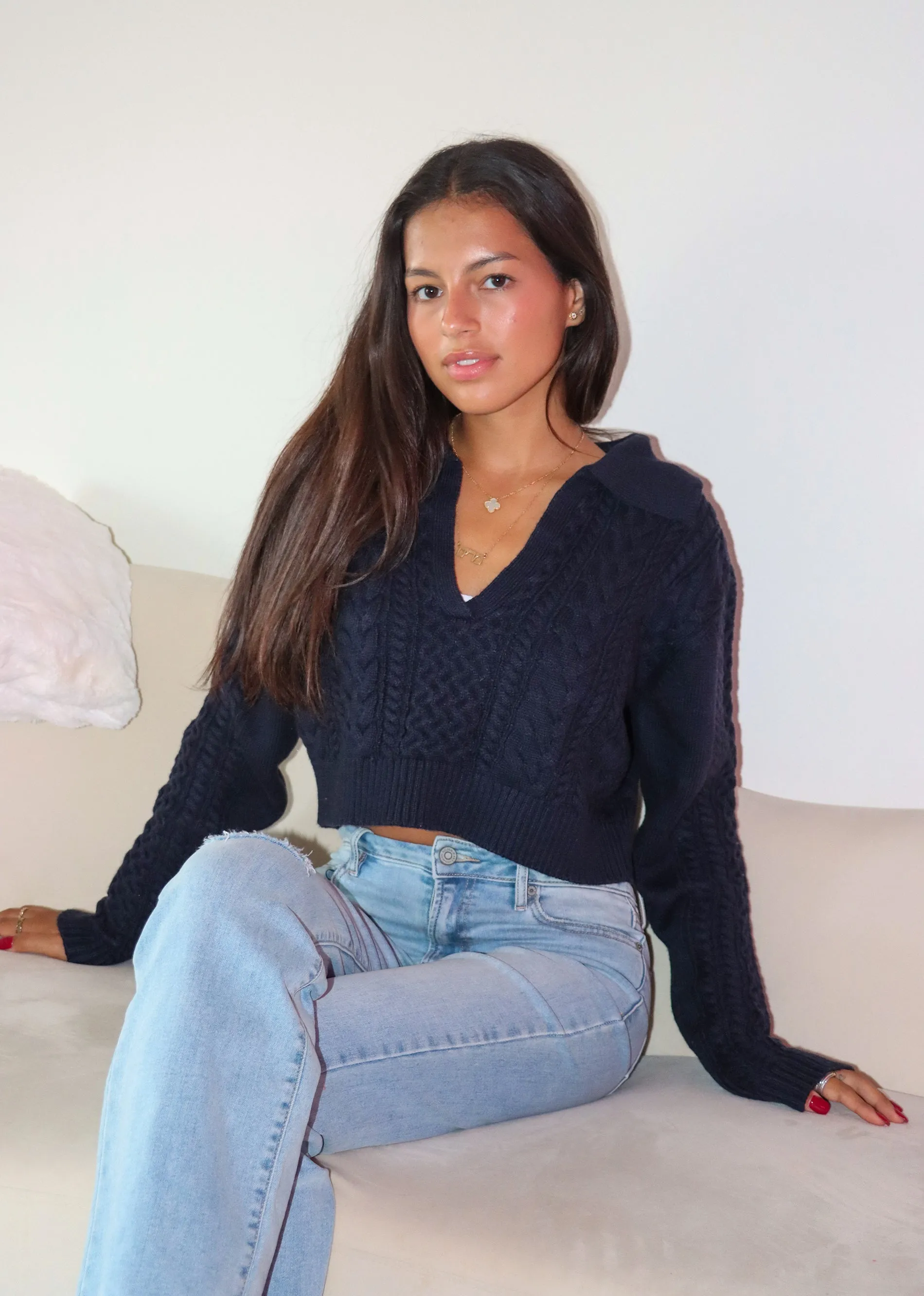 Tough Love Sweater ★ Navy sold by Rock N Rags