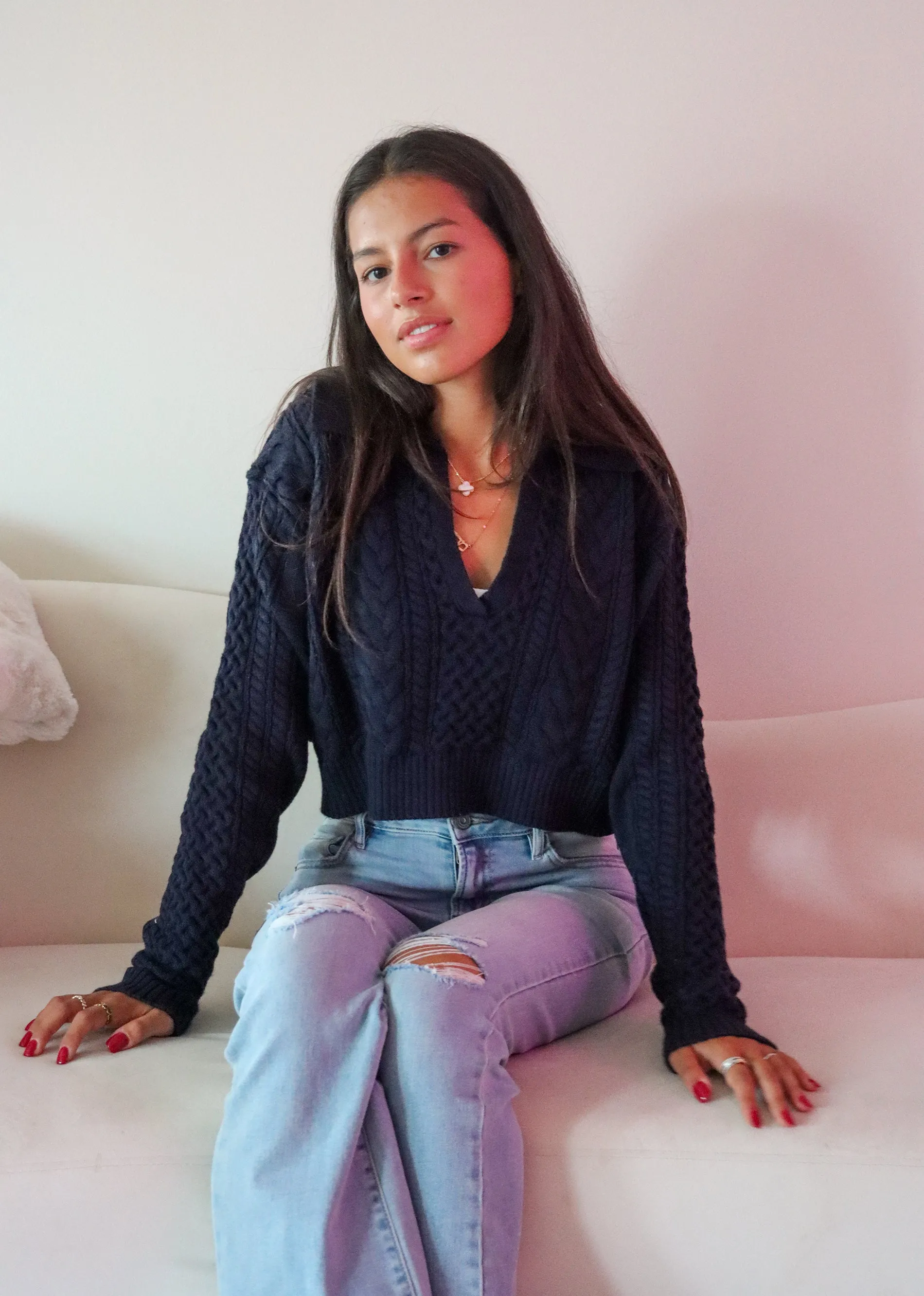 Tough Love Sweater ★ Navy sold by Rock N Rags product image thumbnail 3