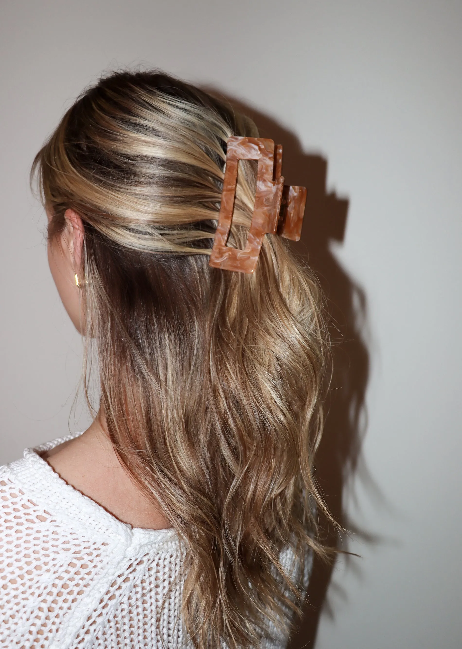 Ain't Nobody Claw Clip ★ Marble Brown sold by Rock N Rags product image thumbnail 3