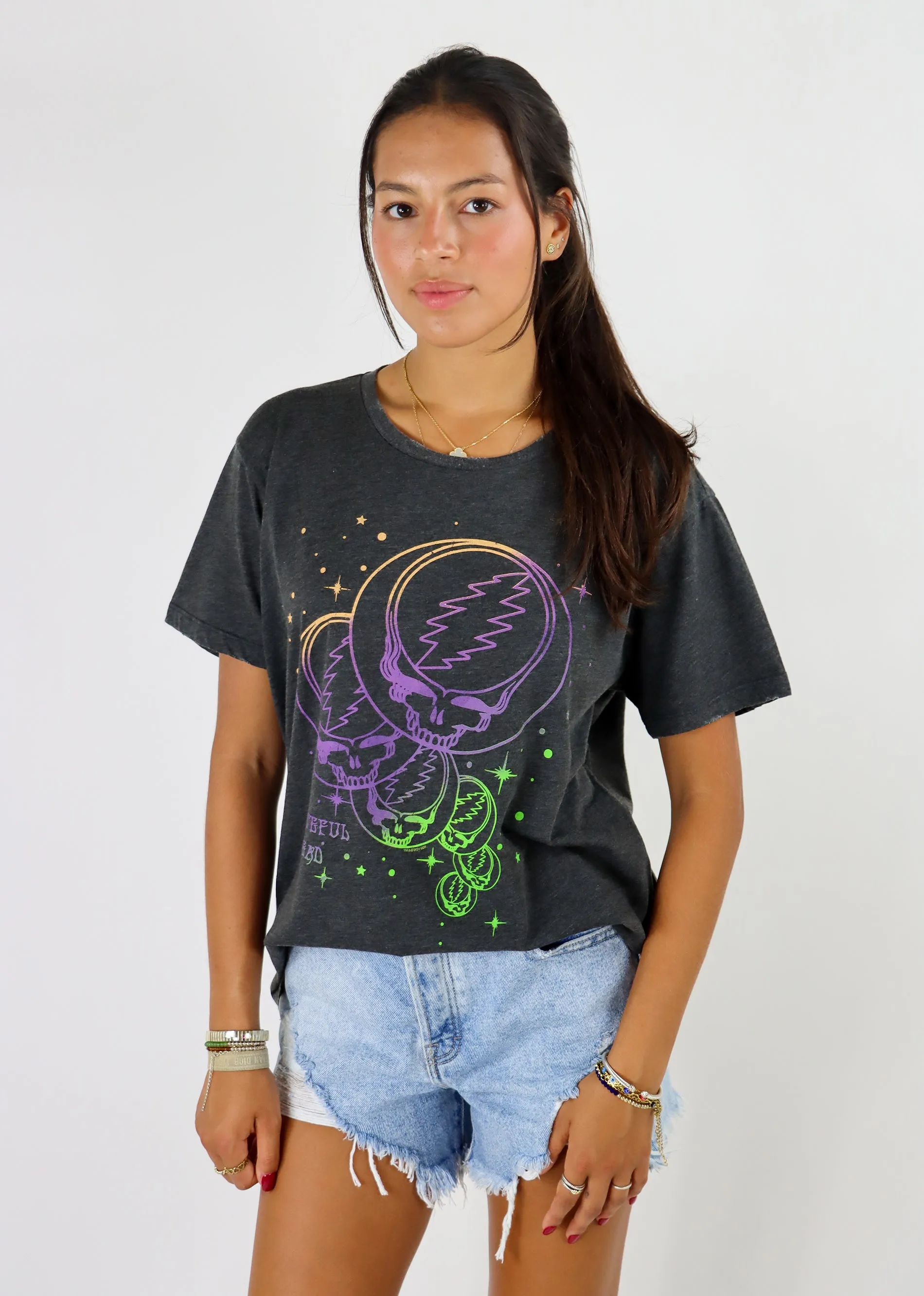 CHASER Grateful Dead Band Tee ★ Charcoal Grey sold by Rock N Rags product image thumbnail 2