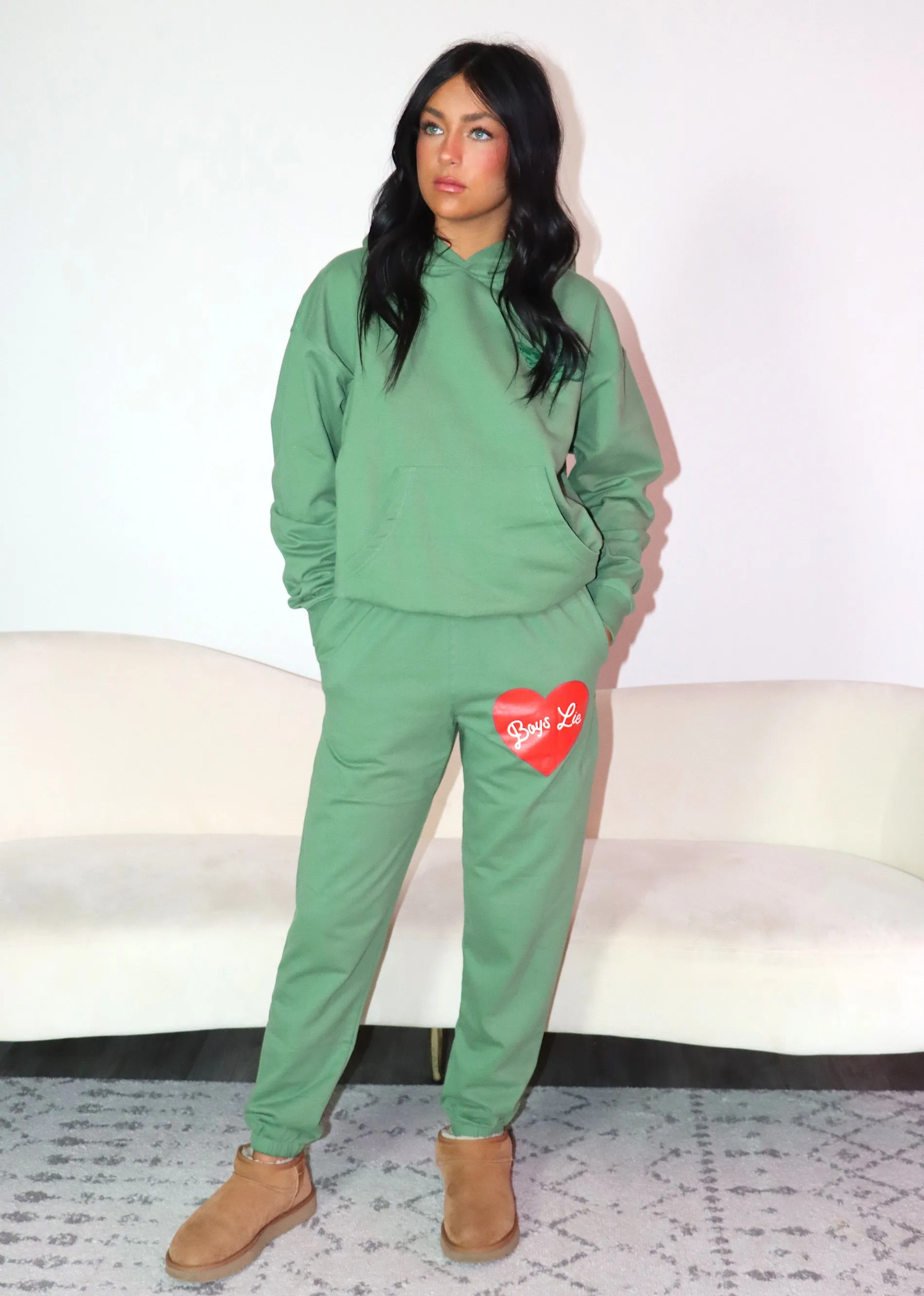 Boys Lie Charmer Sweatpants ★ Green sold by Rock N Rags