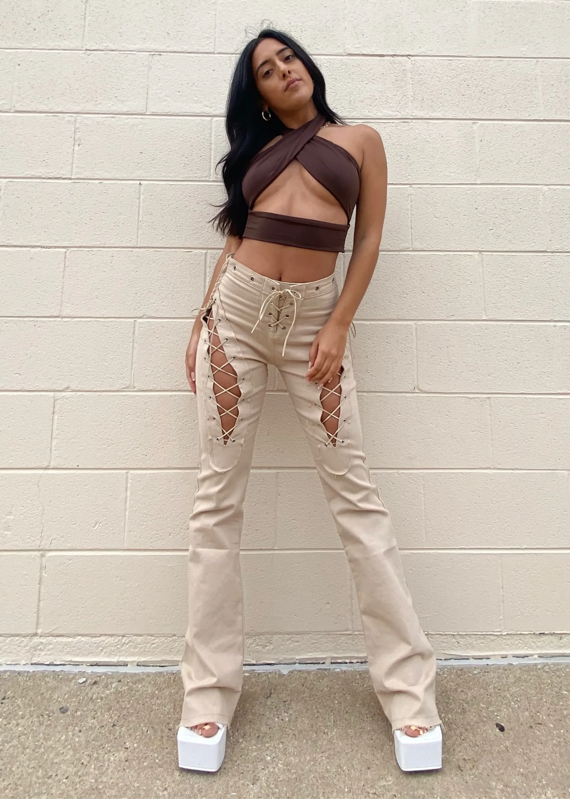 Closer To You Top ★ Brown sold by Rock N Rags product image thumbnail 5