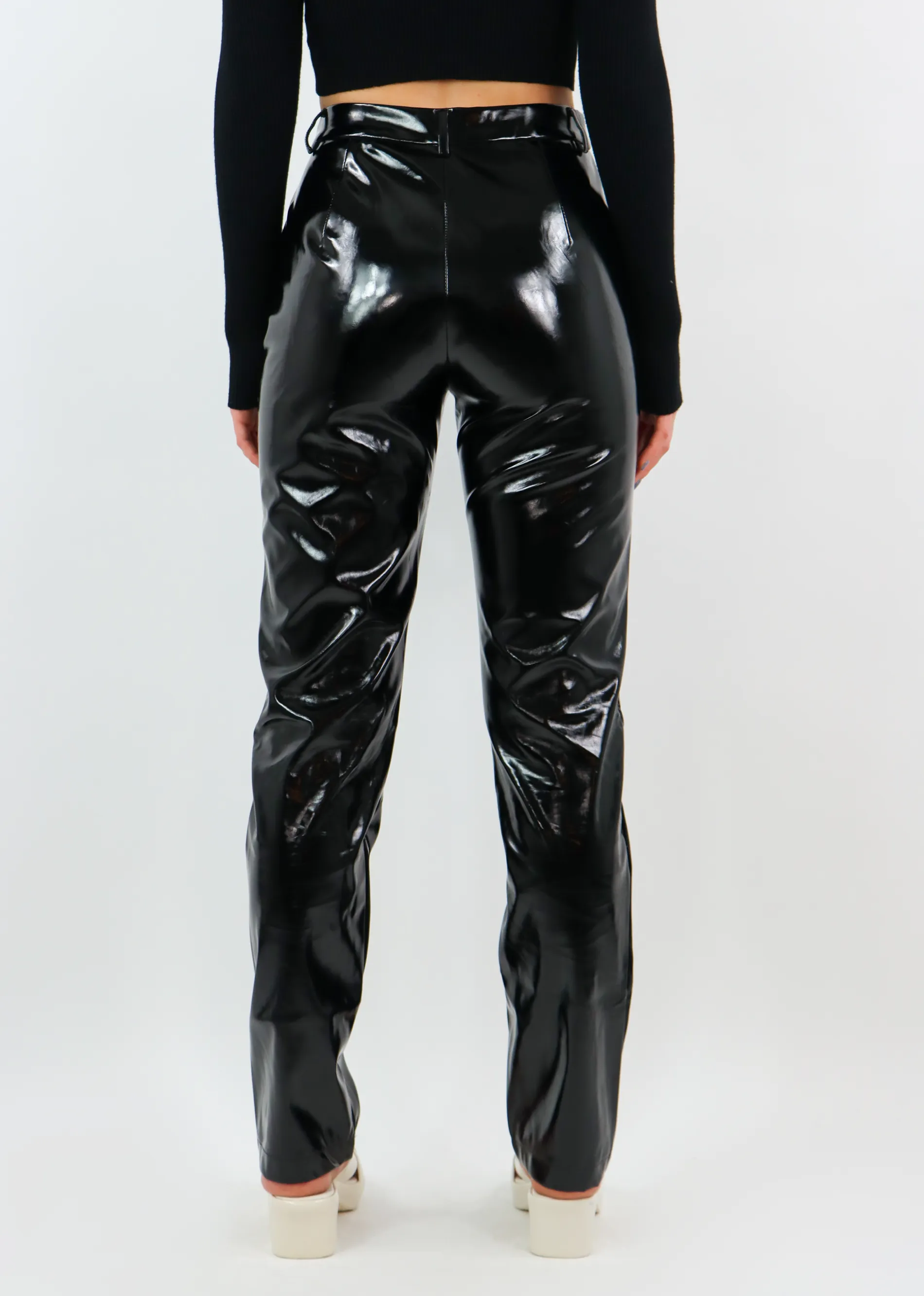 Charmed Patent Leather Pants ★ Black sold by Rock N Rags product image thumbnail 4