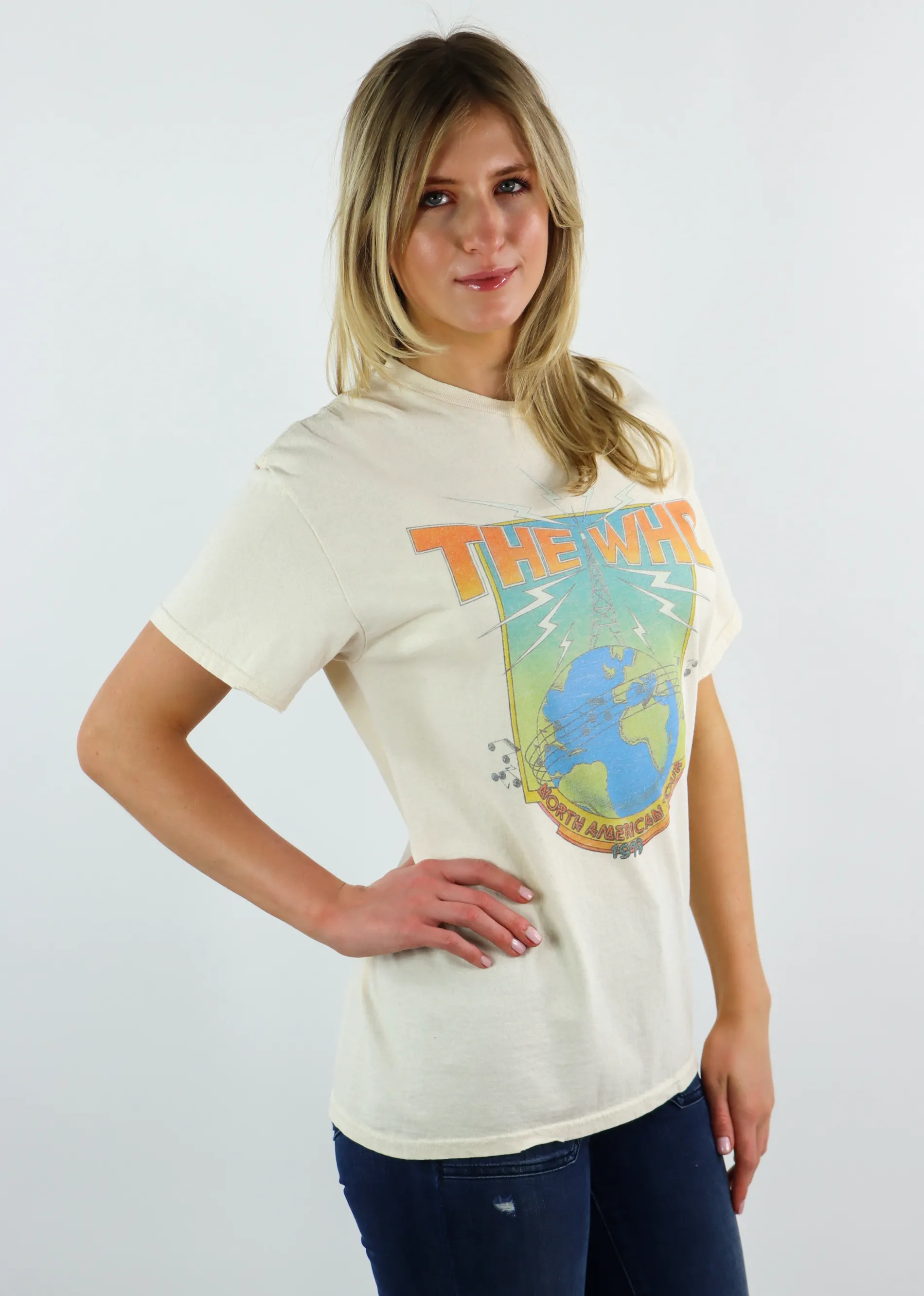 The Who North American Tour Graphic Tee ★ Off White sold by Rock N Rags product image thumbnail 3