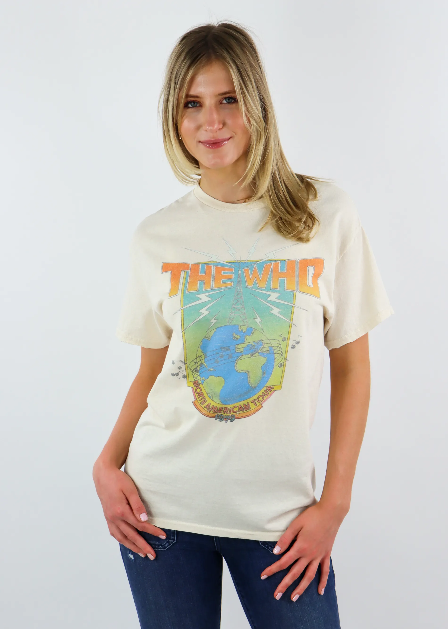 The Who North American Tour Graphic Tee ★ Off White sold by Rock N Rags product image thumbnail 2