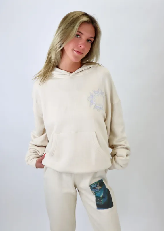 Boys Lie Fully Restored Racer Hoodie ★ Beige sold by Rock N Rags