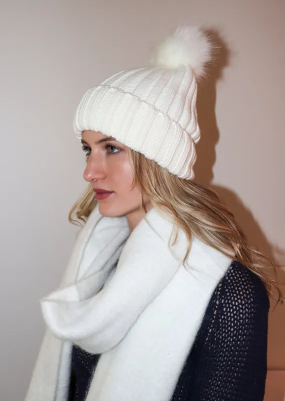 At Last Beanie ★ White sold by Rock N Rags