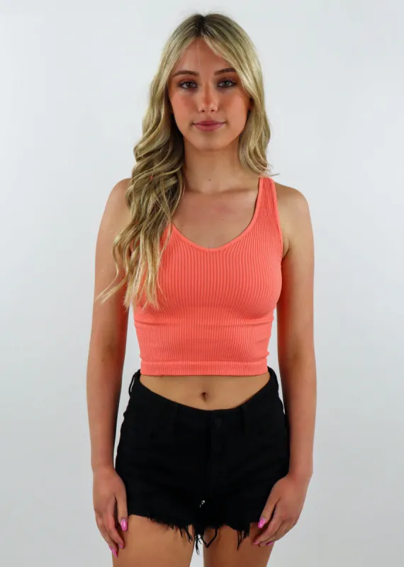 Take The Plunge Full Length Top ★ Coral sold by Rock N Rags