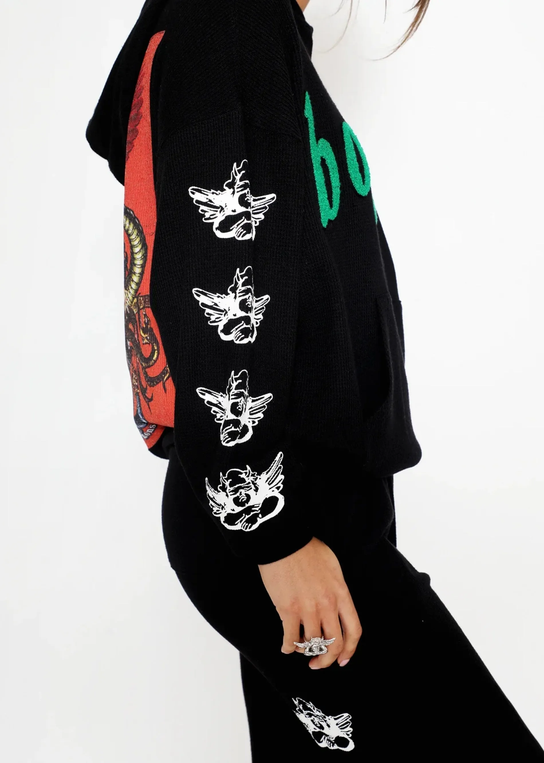 Boys Lie Your Creation Hoodie ★ Black sold by Rock N Rags product image thumbnail 5